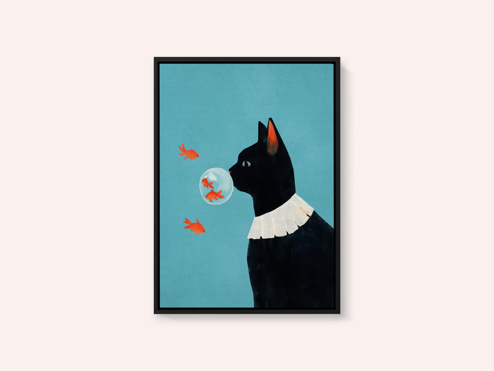 Curious Cat Goldfish Dream