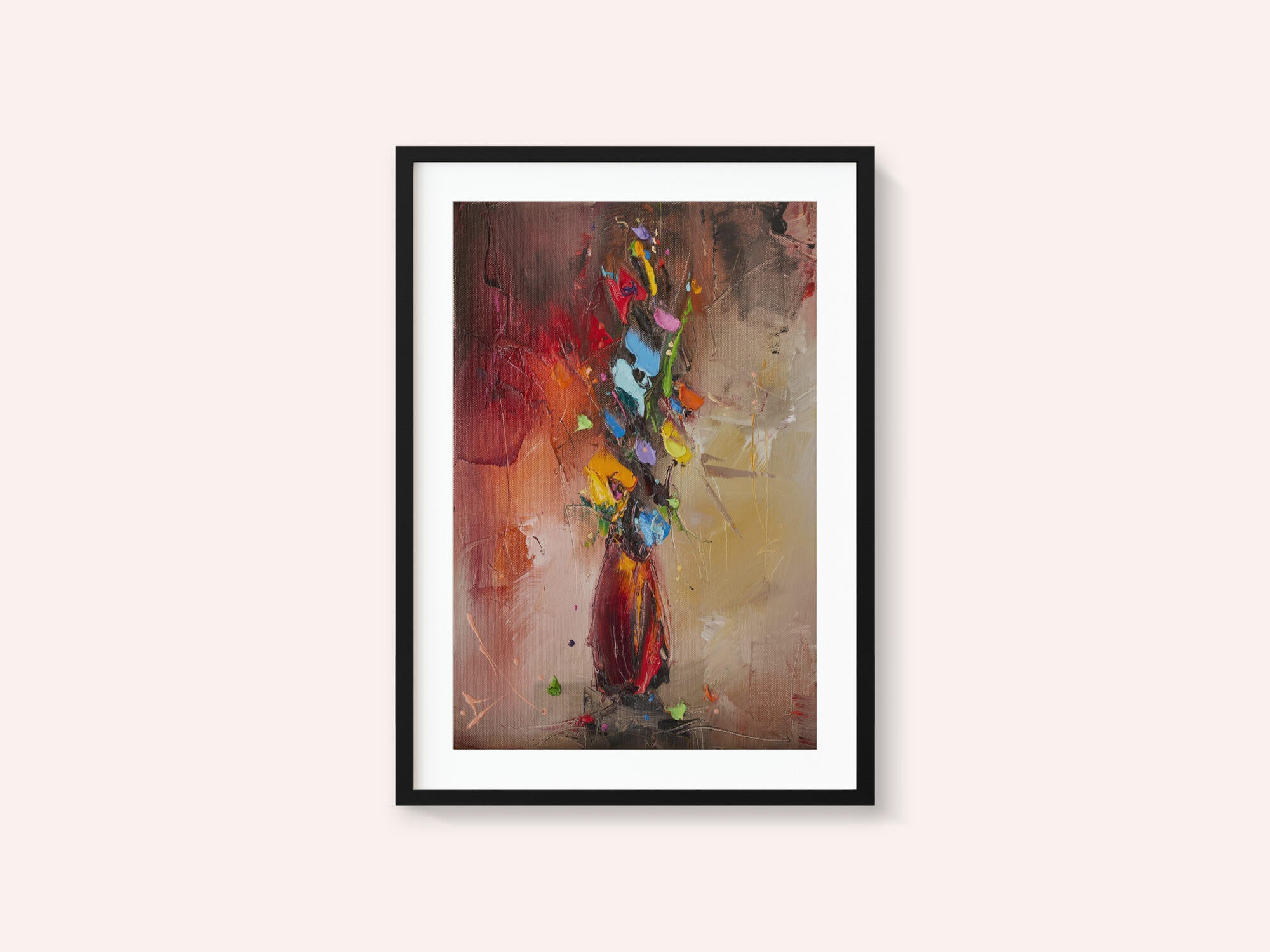 Vibrant Abstract Bouquet