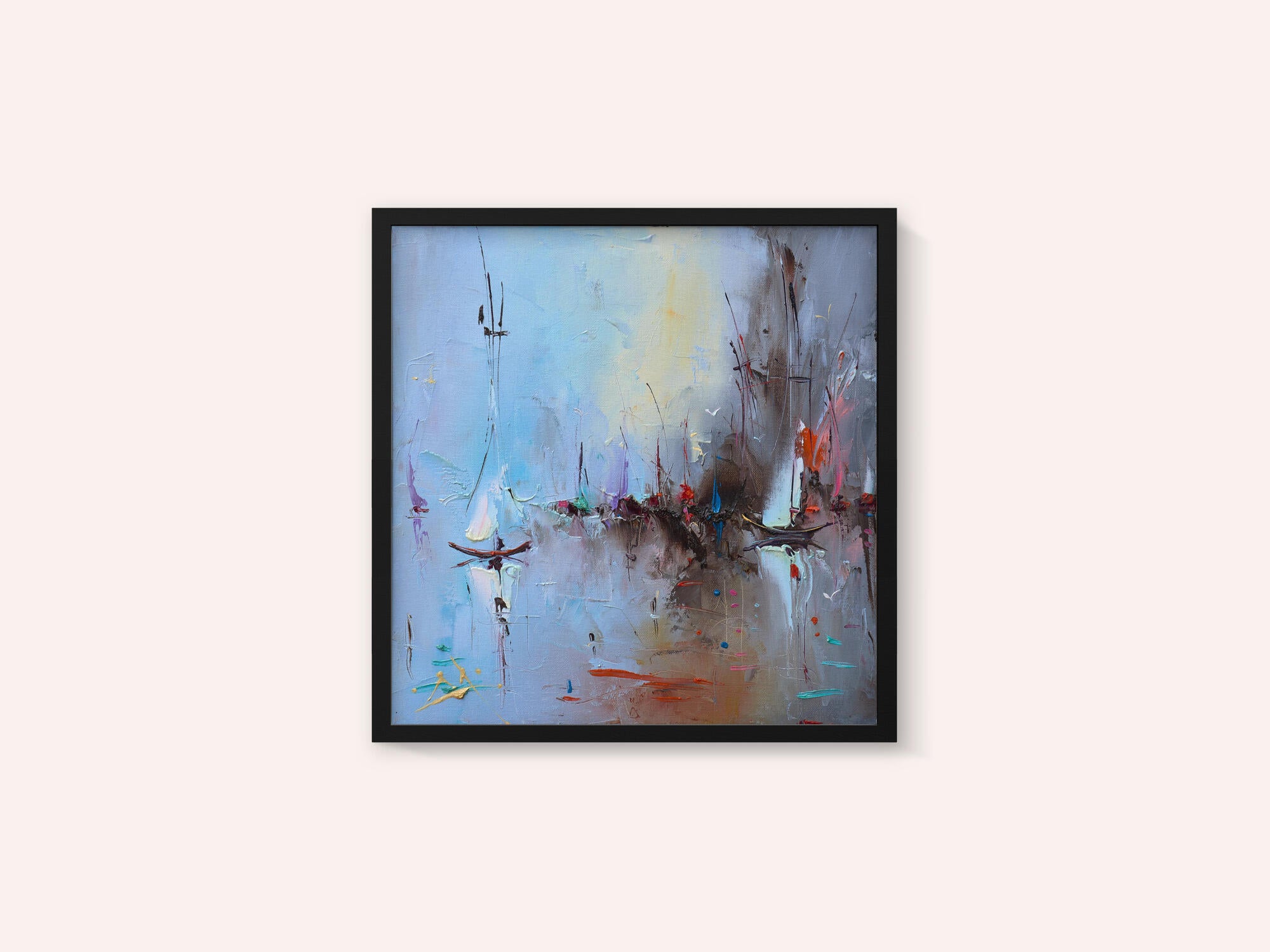 Abstract Marina Boats