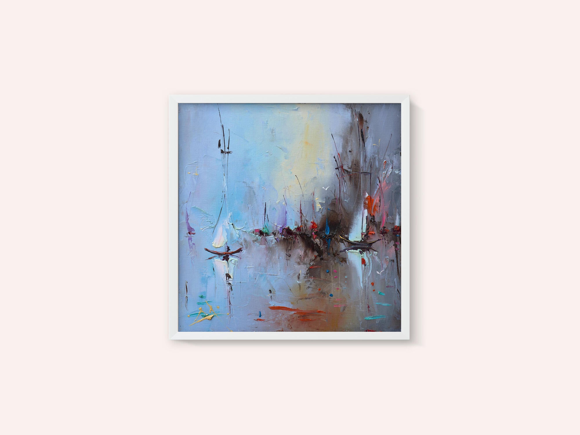 Abstract Marina Boats
