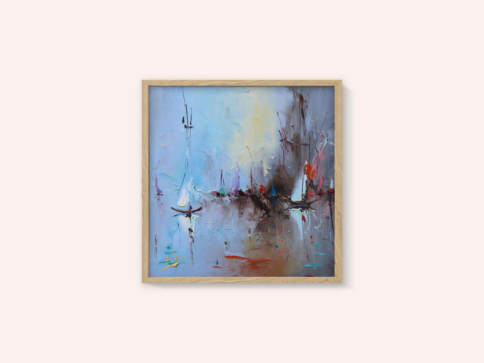 Abstract Marina Boats