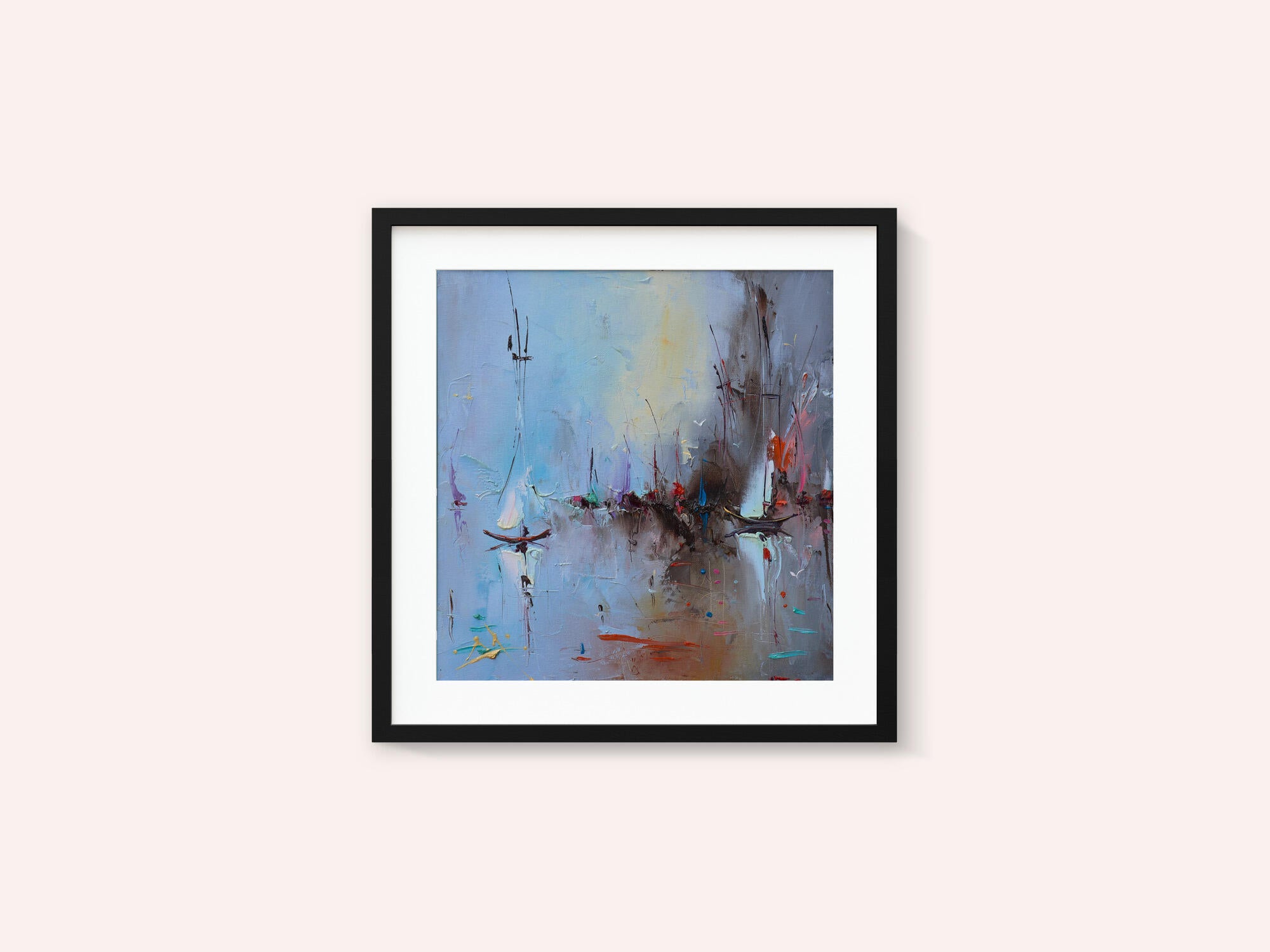 Abstract Marina Boats