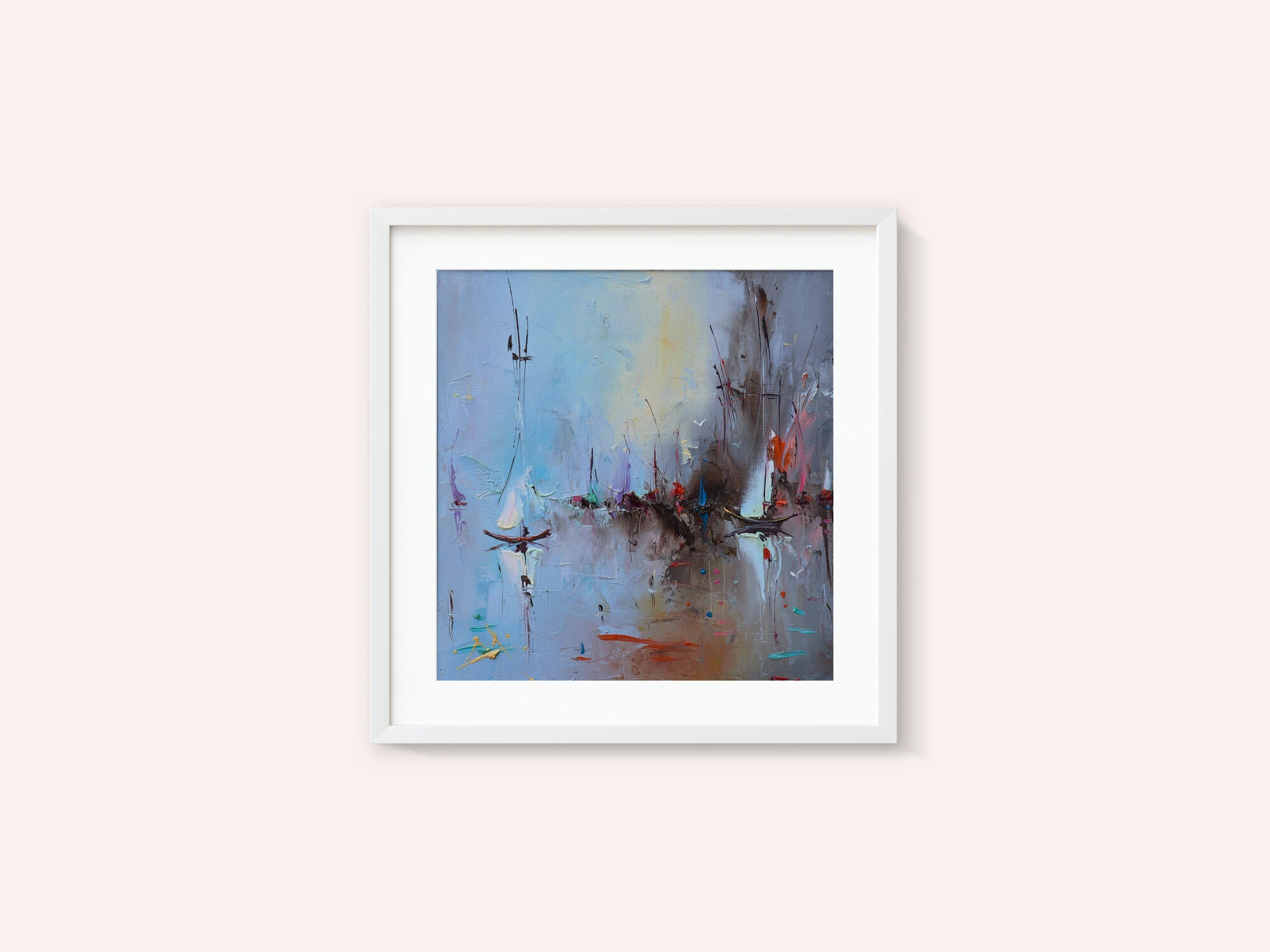 Abstract Marina Boats