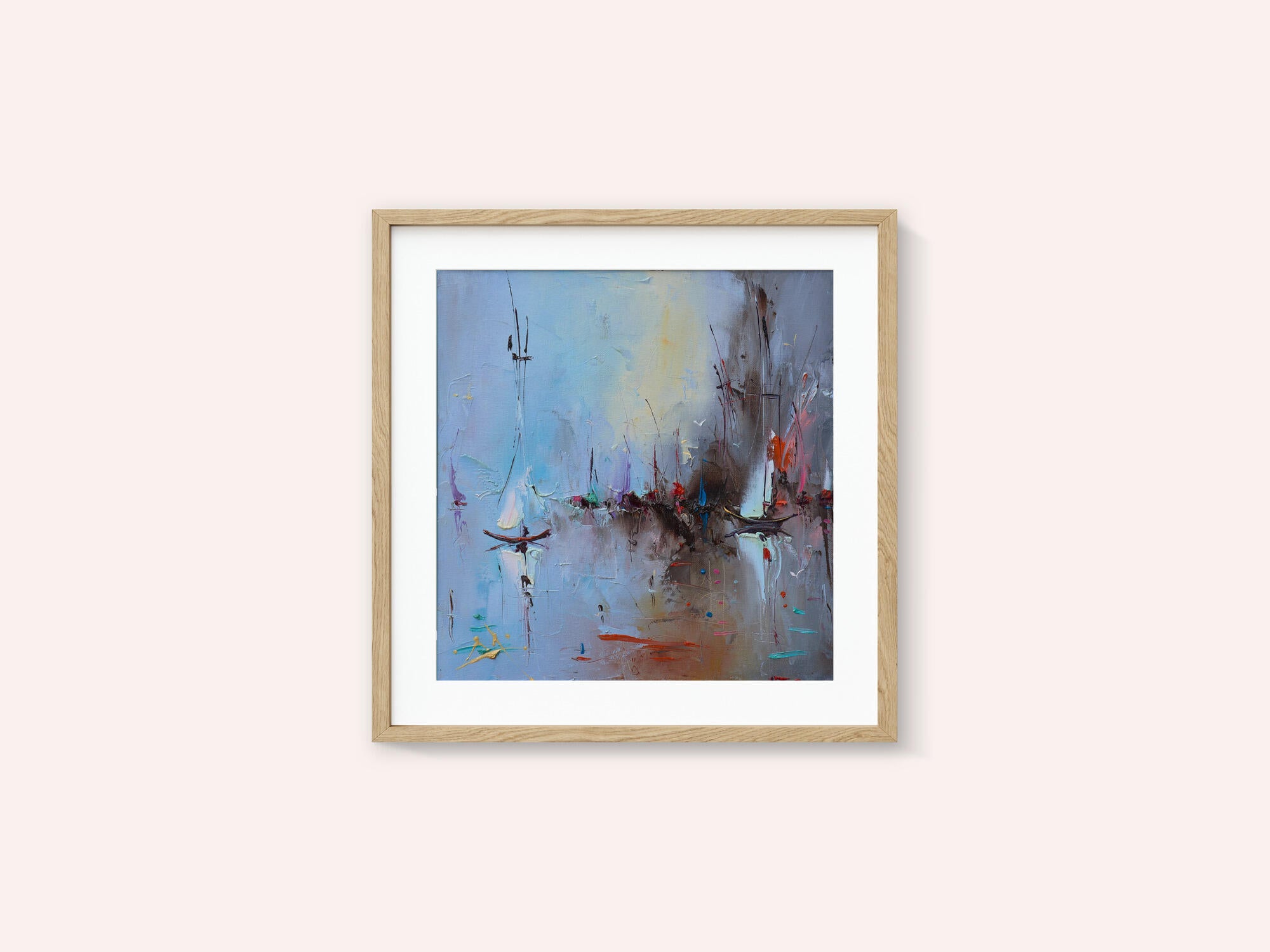Abstract Marina Boats