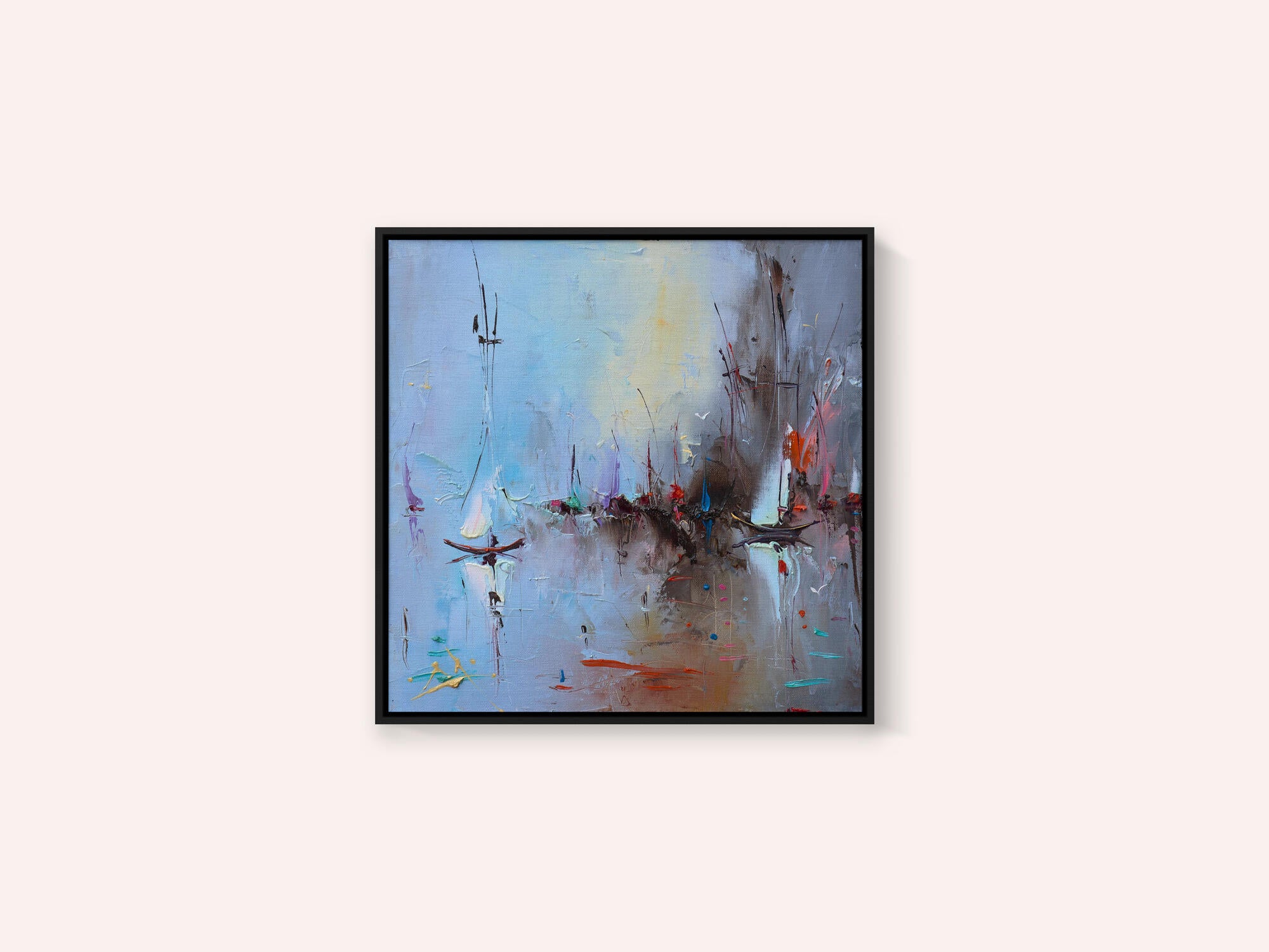 Abstract Marina Boats