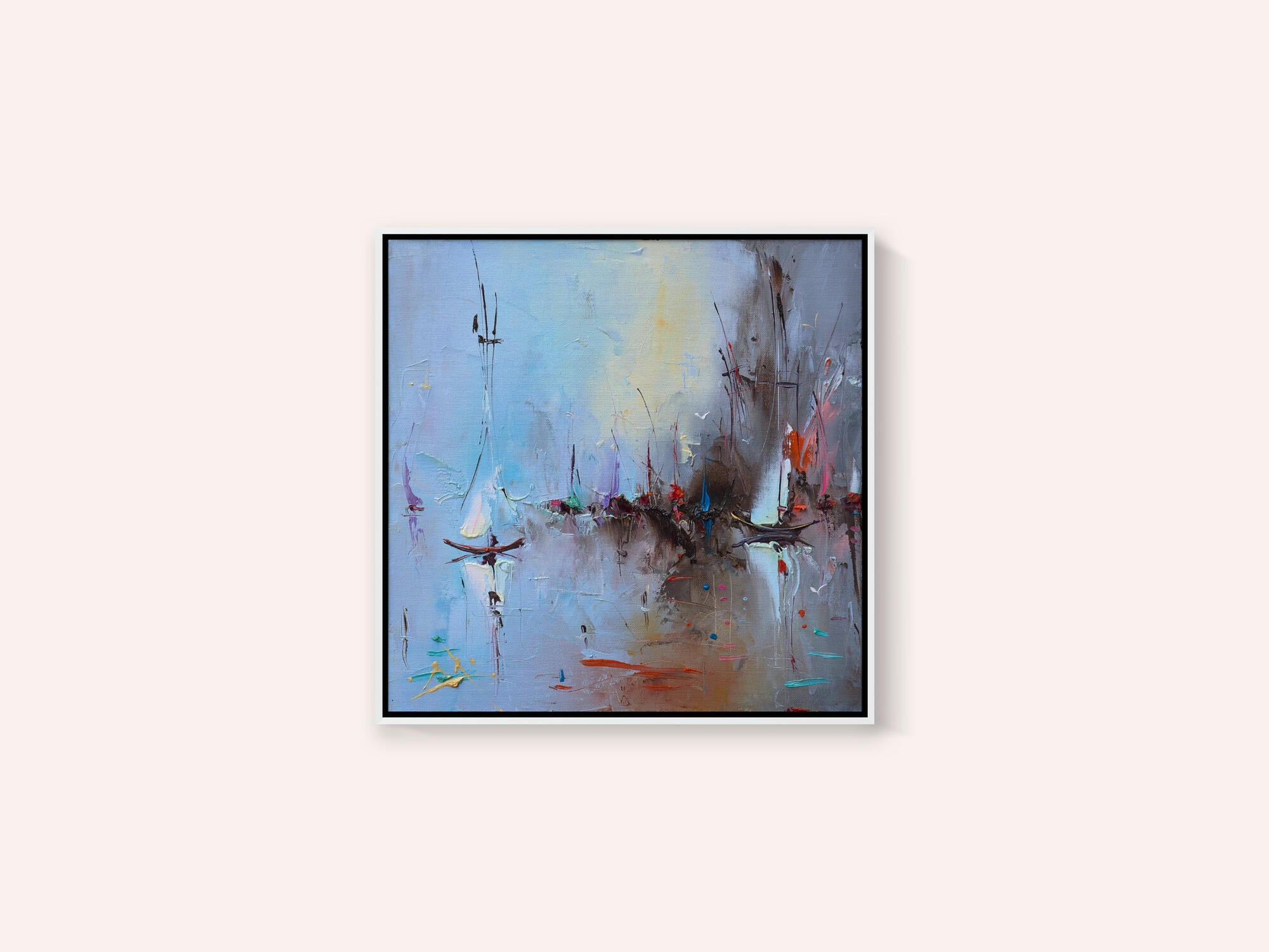 Abstract Marina Boats