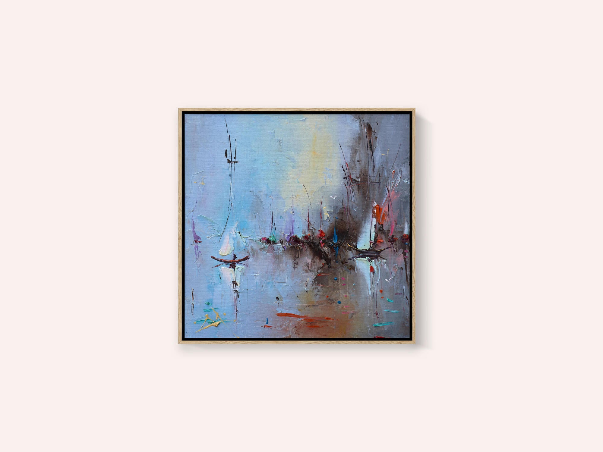 Abstract Marina Boats