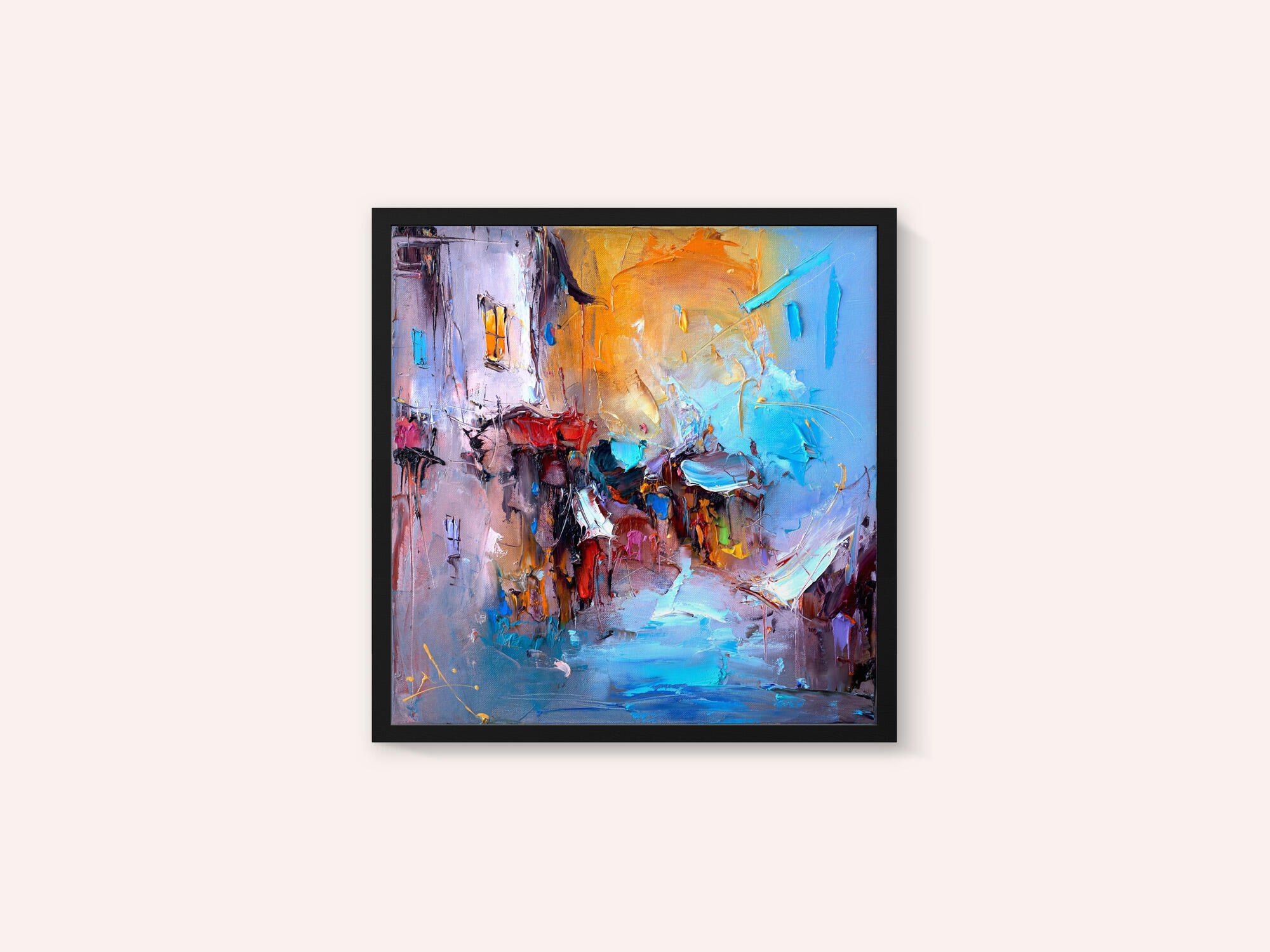 Vibrant City Street