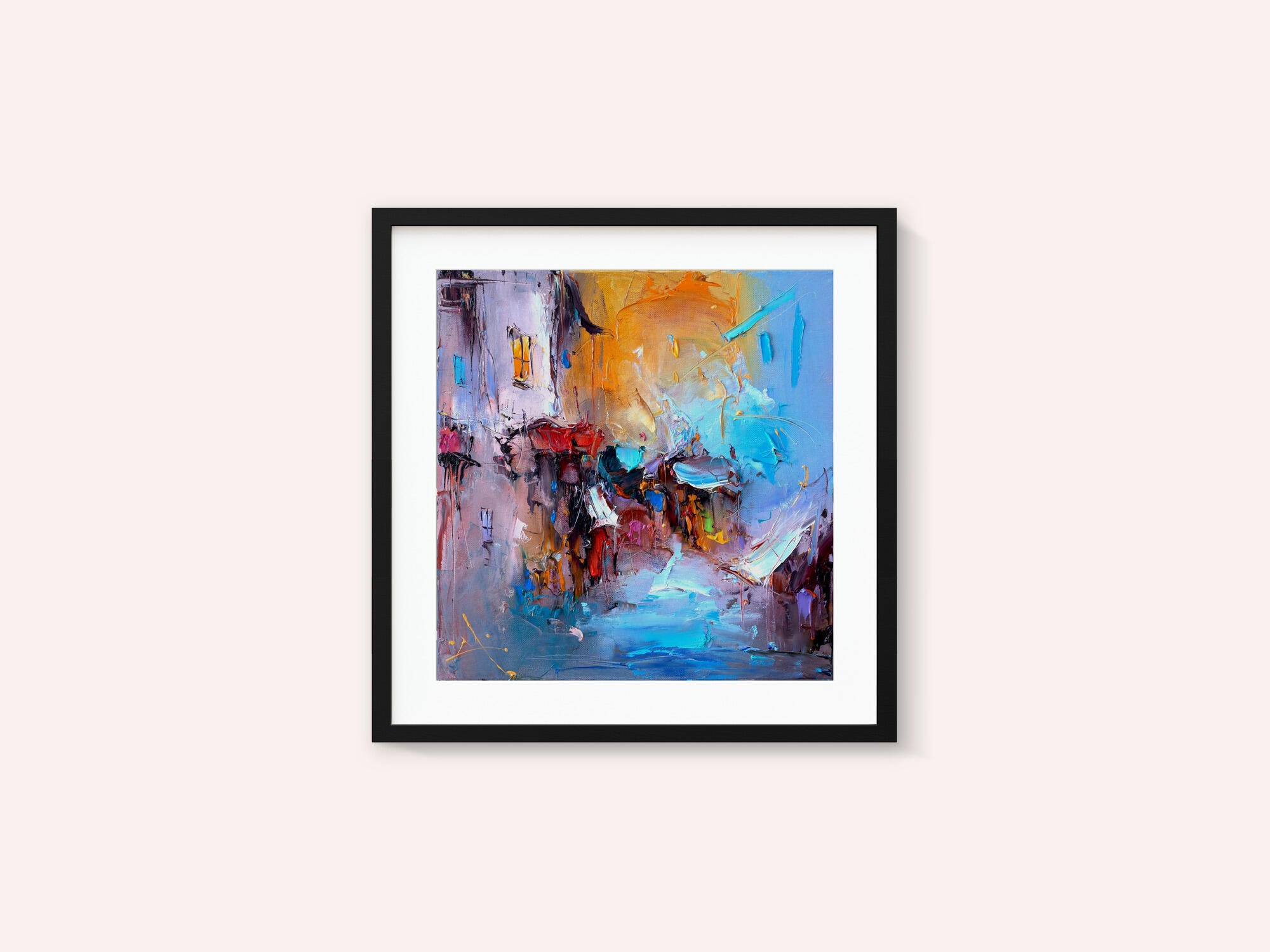 Vibrant City Street
