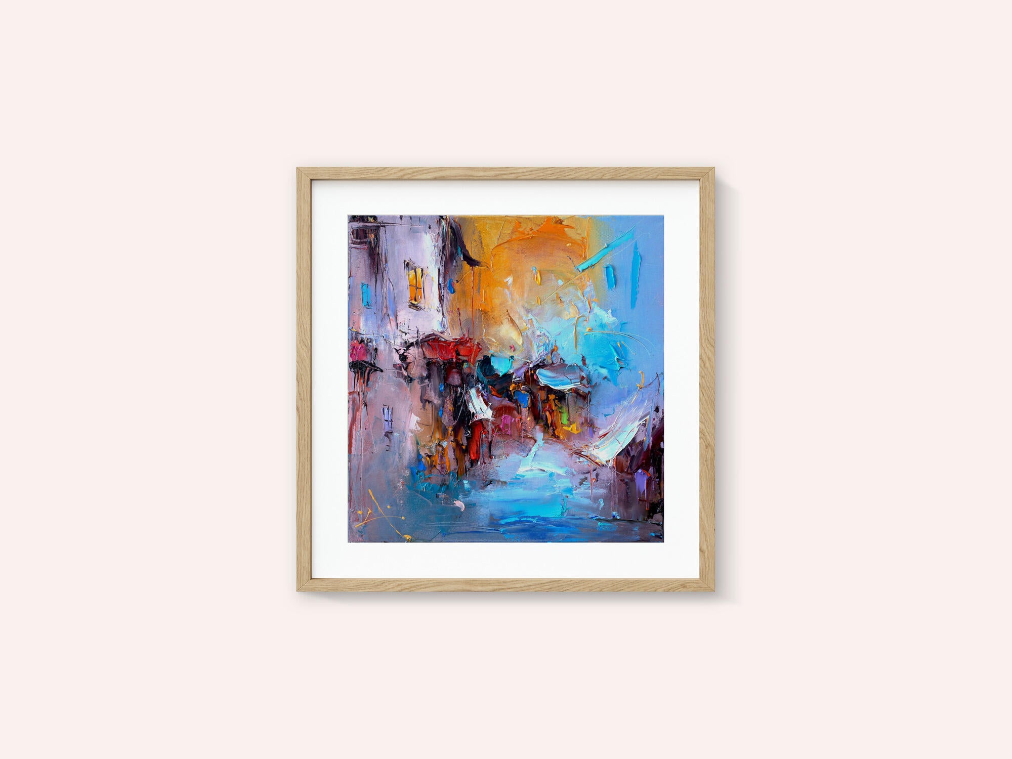 Vibrant City Street
