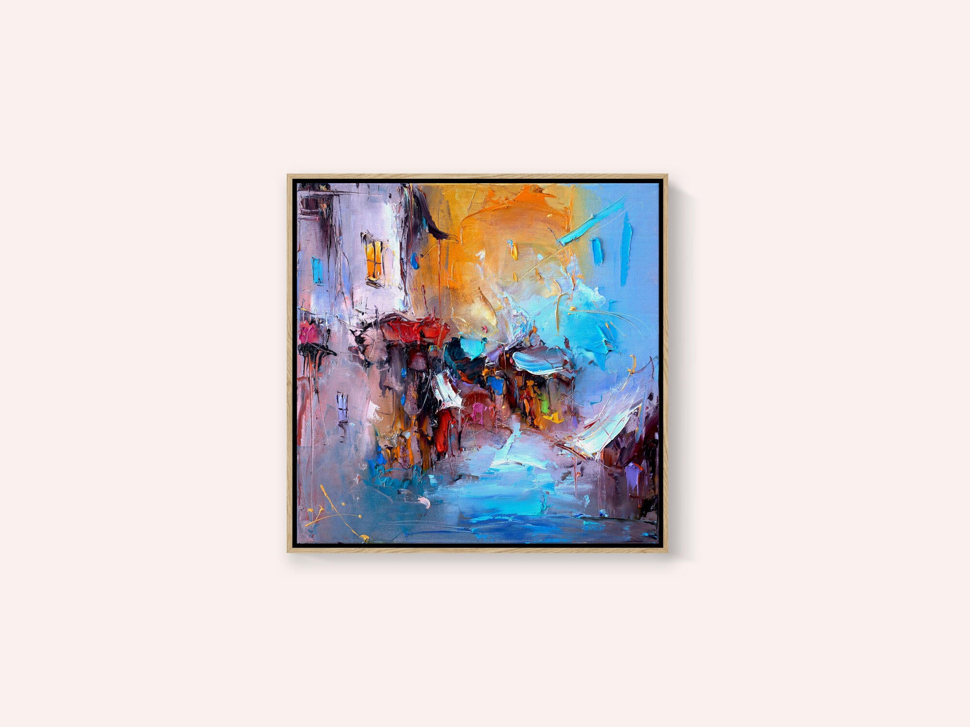 Vibrant City Street