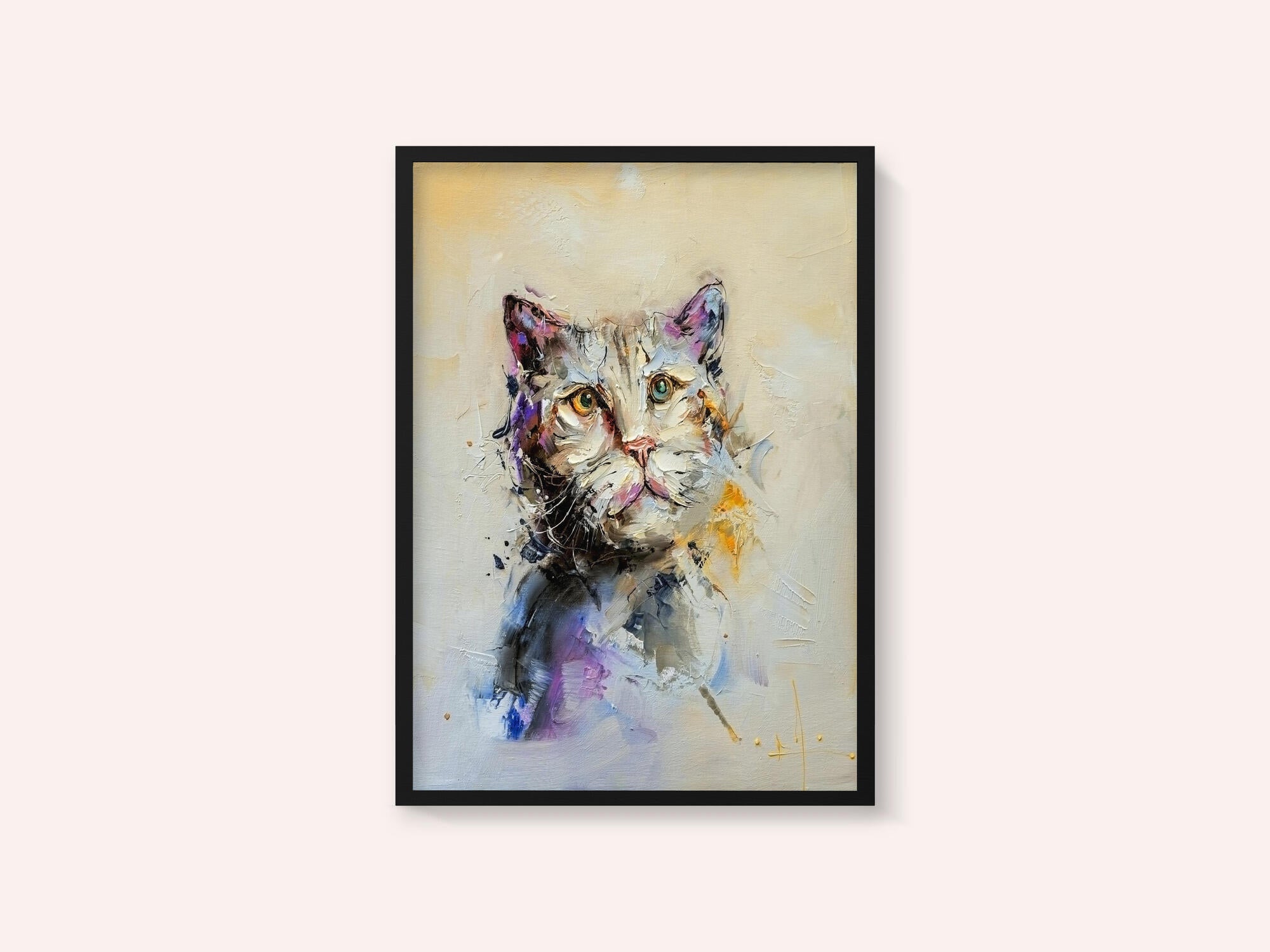 Expressive Cat Portrait