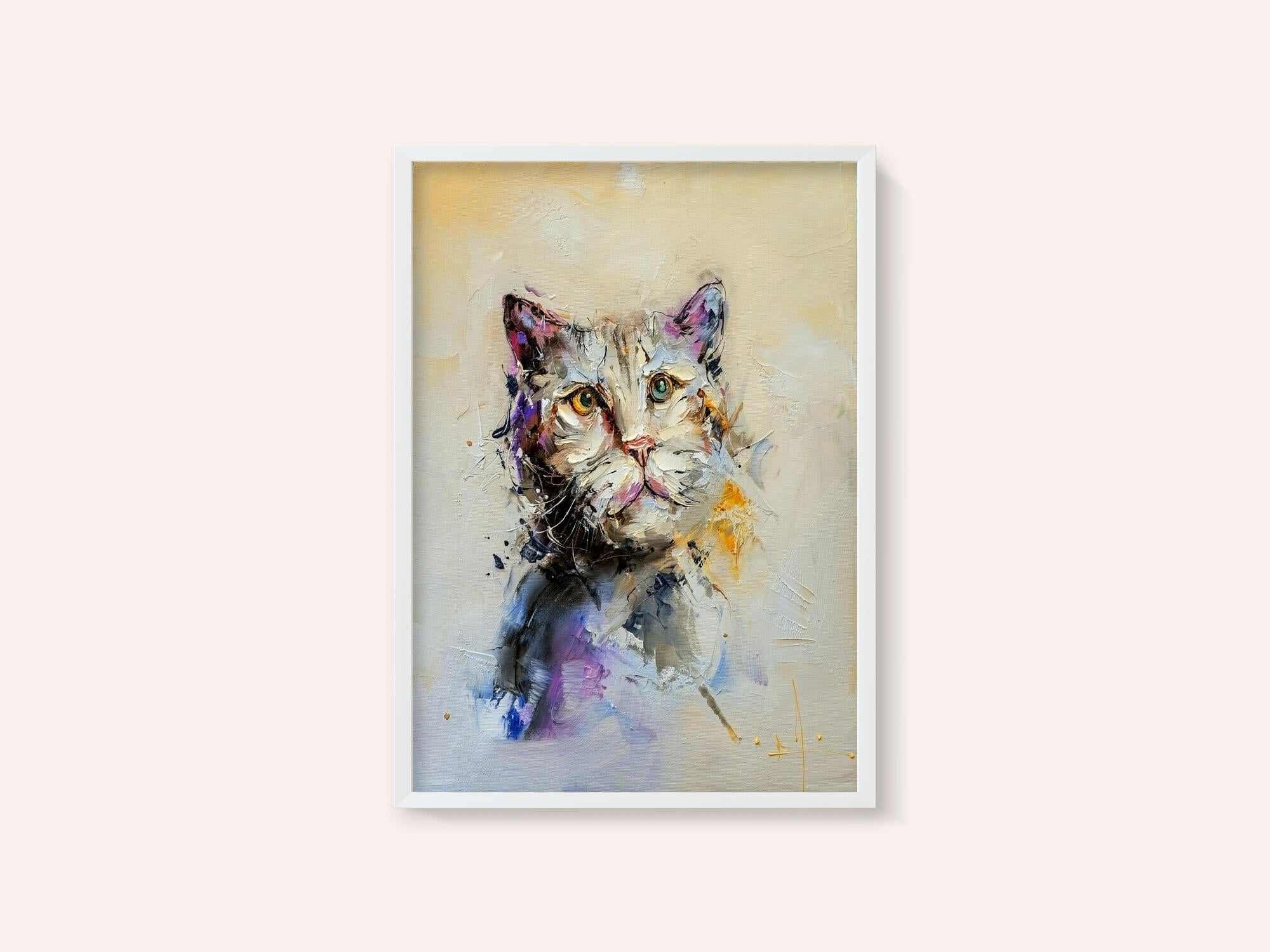 Expressive Cat Portrait