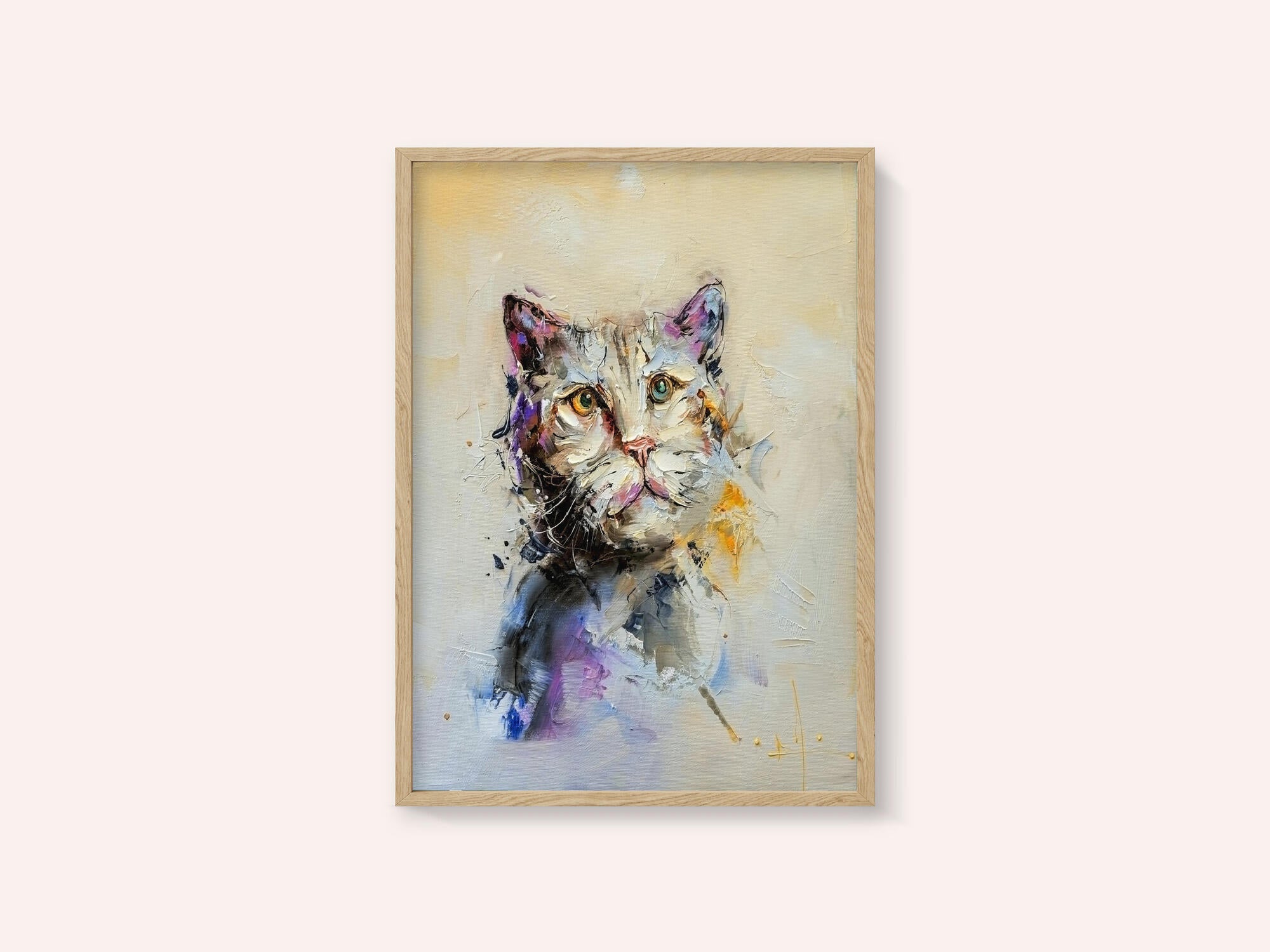 Expressive Cat Portrait