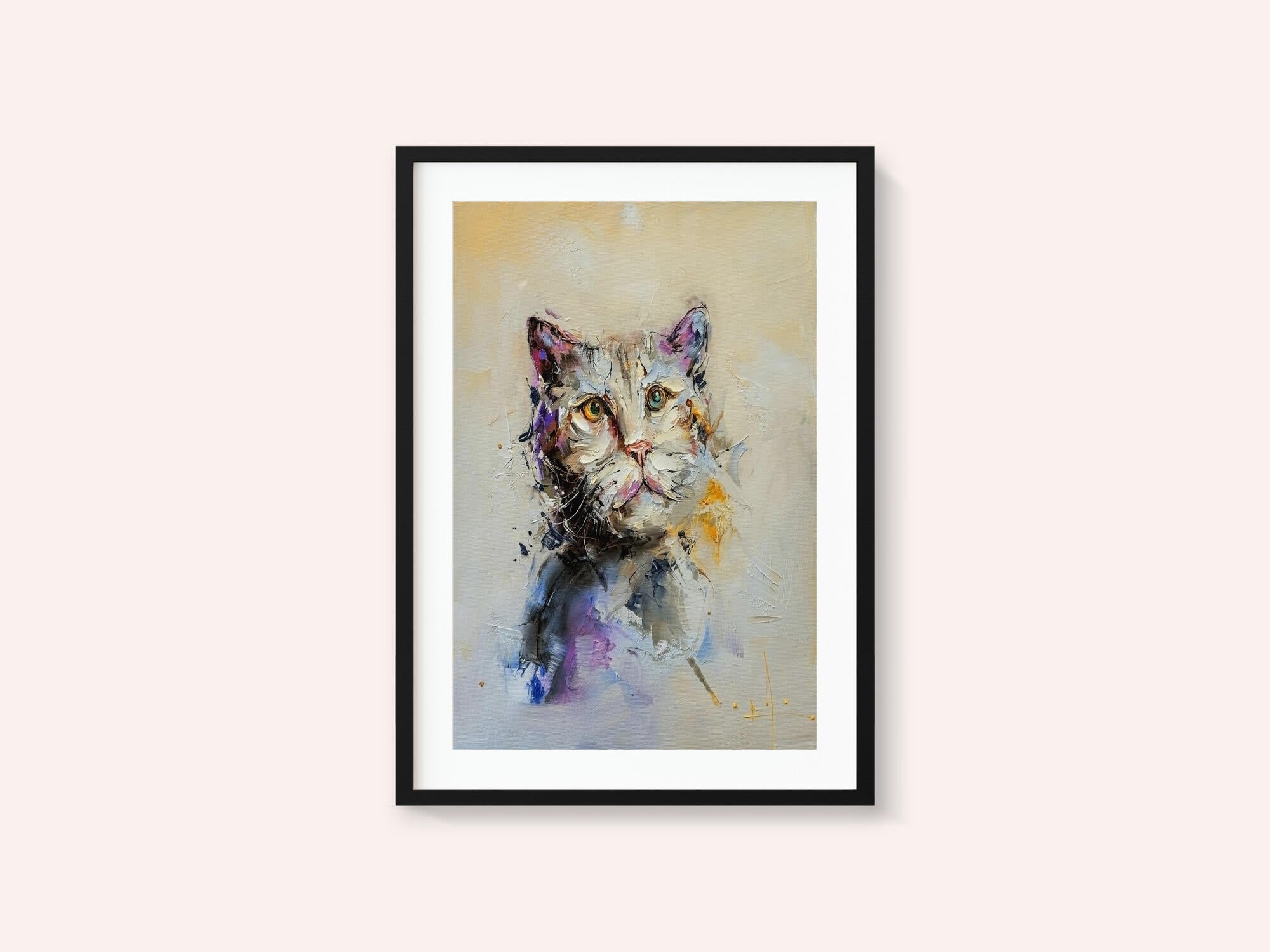 Expressive Cat Portrait