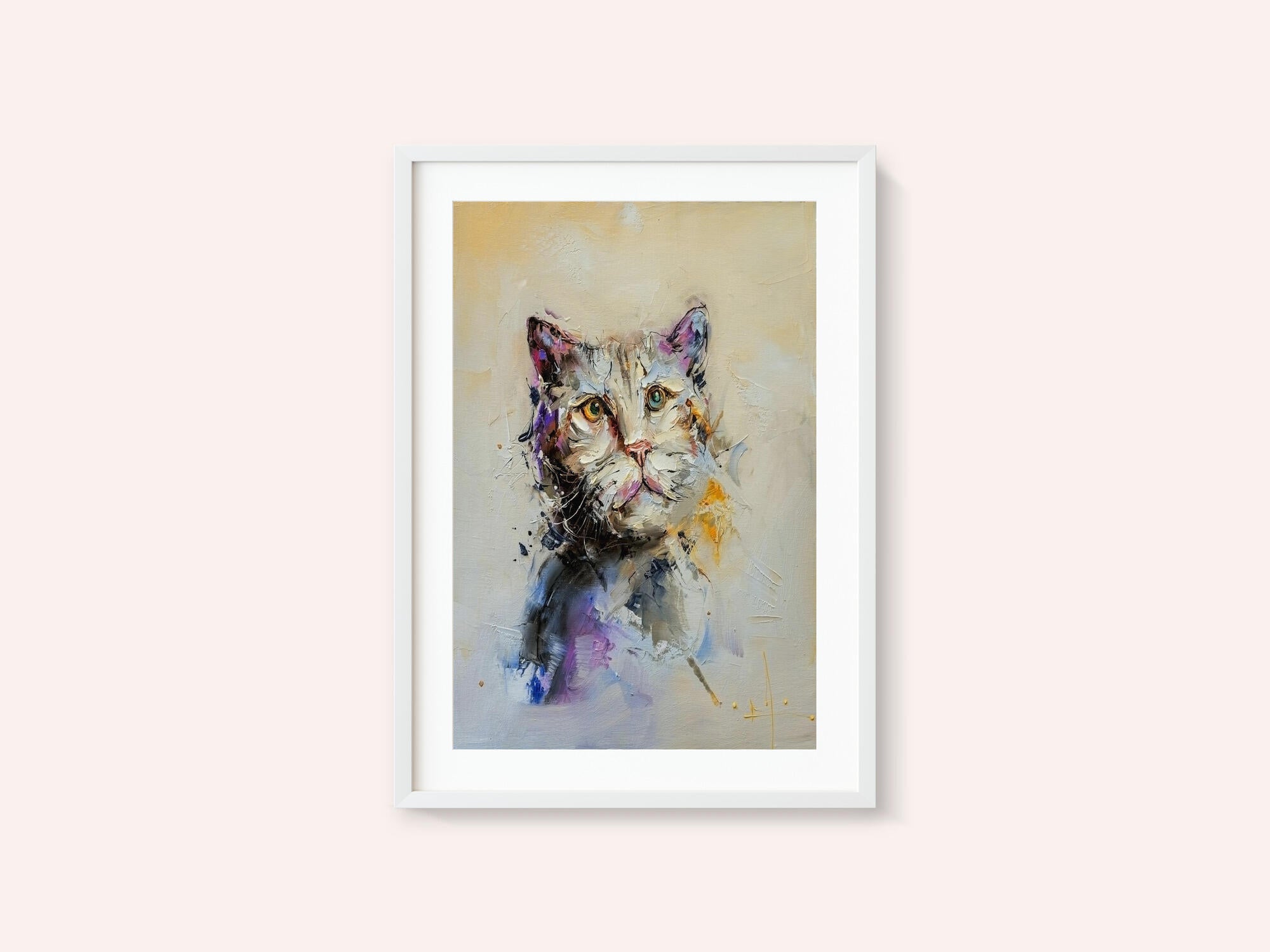 Expressive Cat Portrait
