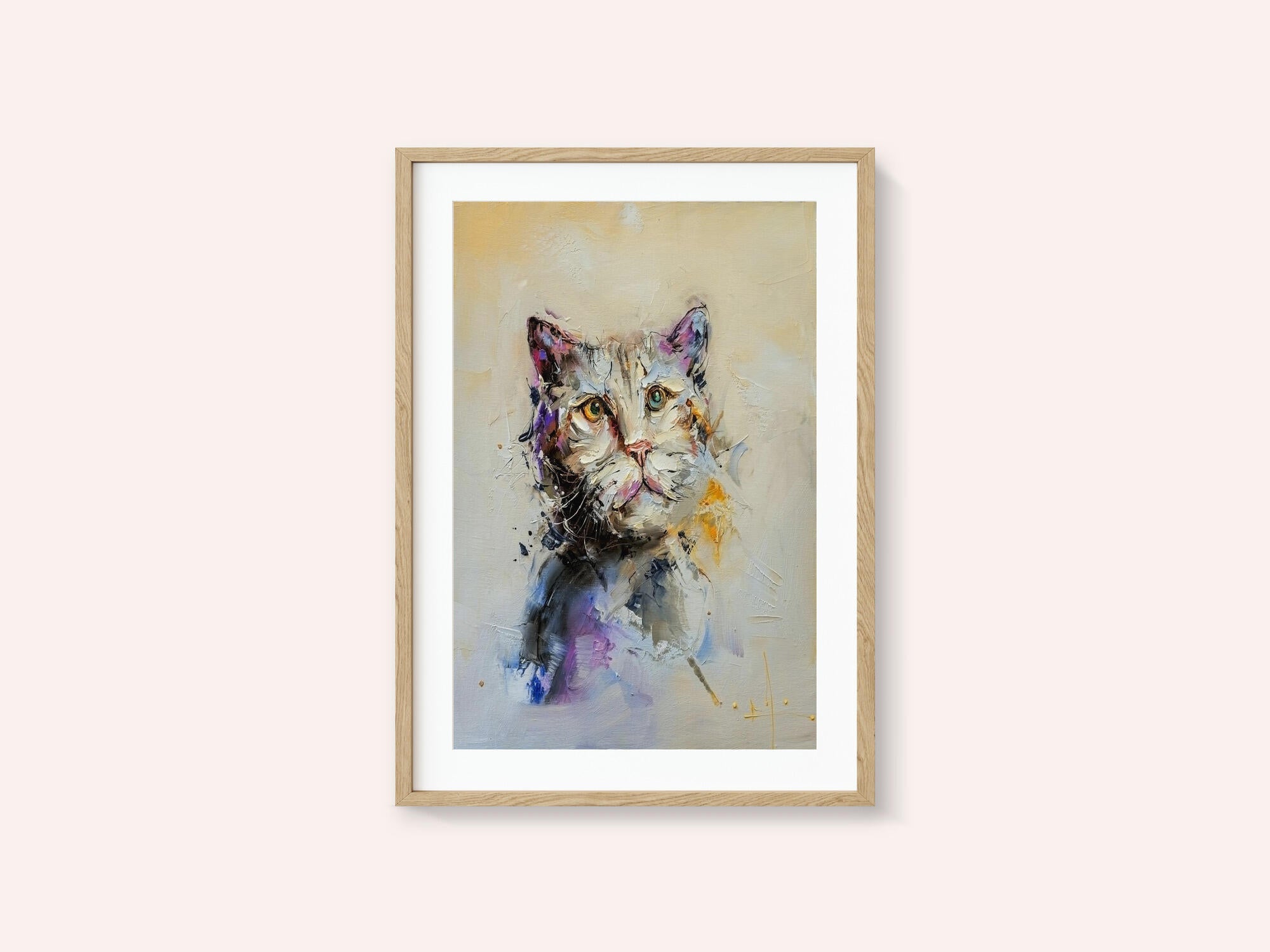 Expressive Cat Portrait