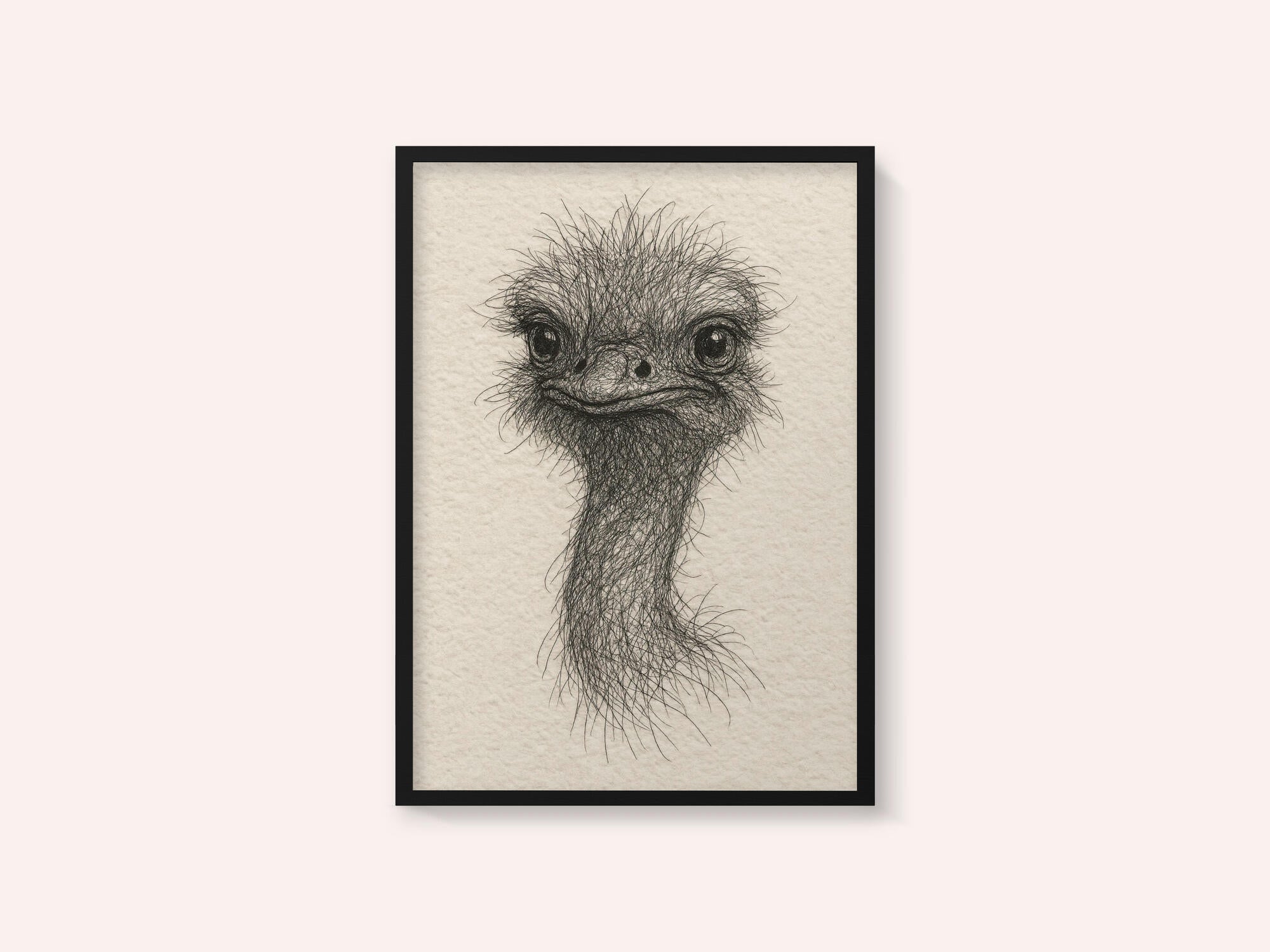 Friendly Emu Sketch