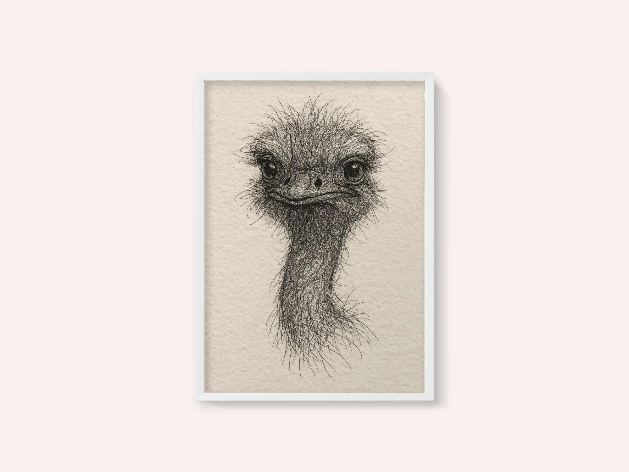Friendly Emu Sketch