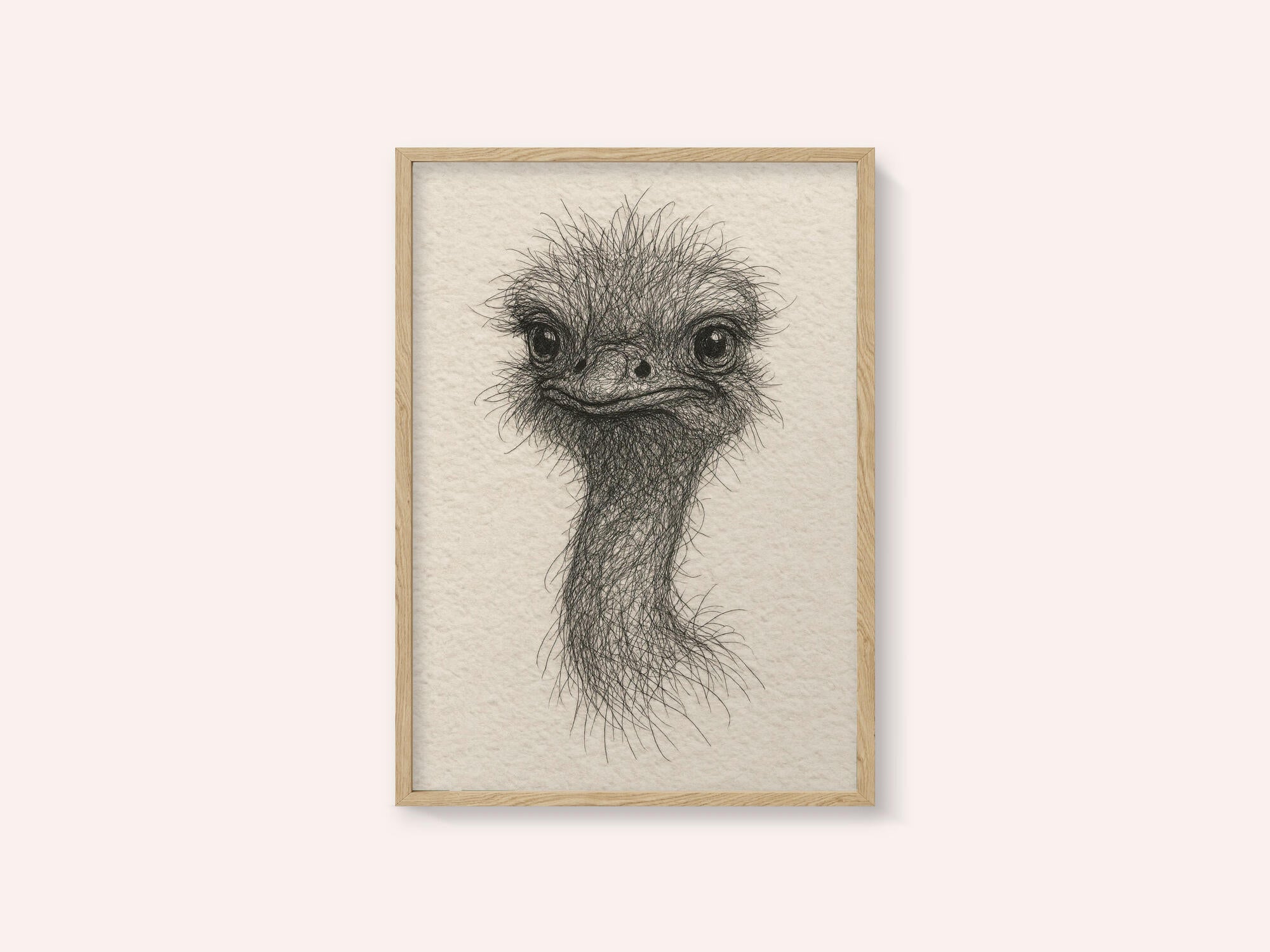 Friendly Emu Sketch