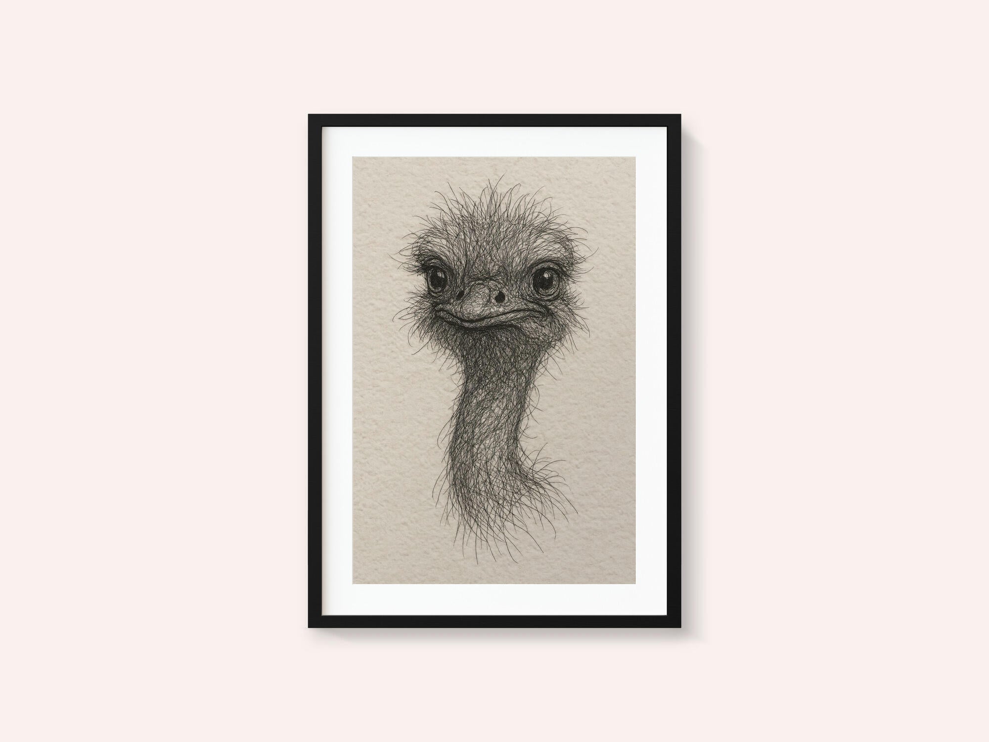 Friendly Emu Sketch