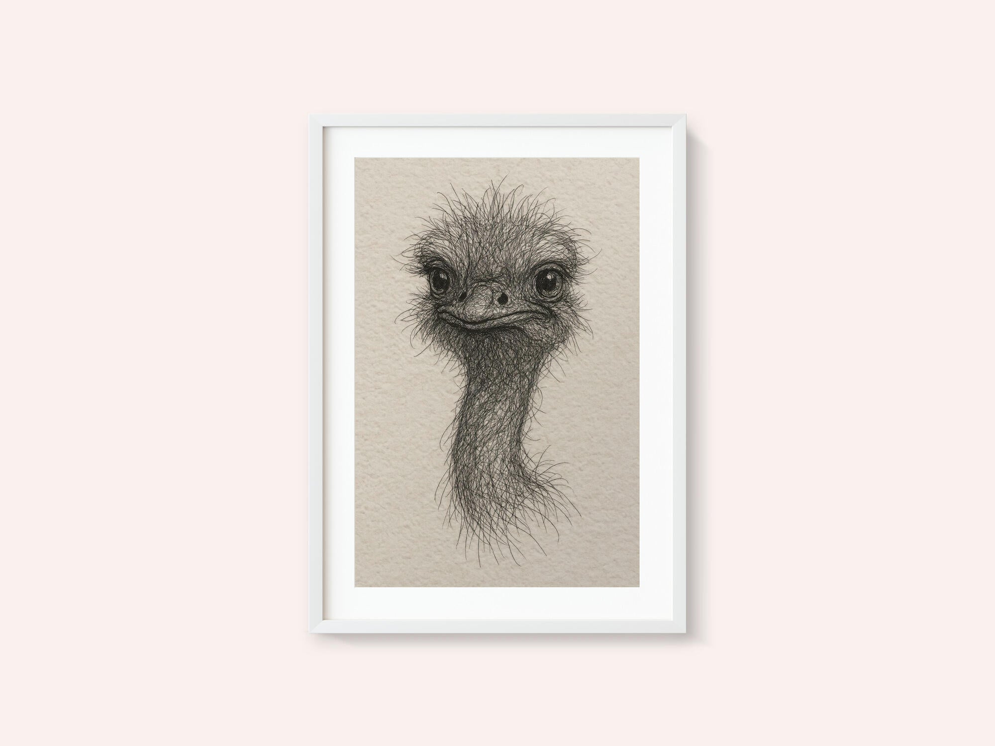 Friendly Emu Sketch
