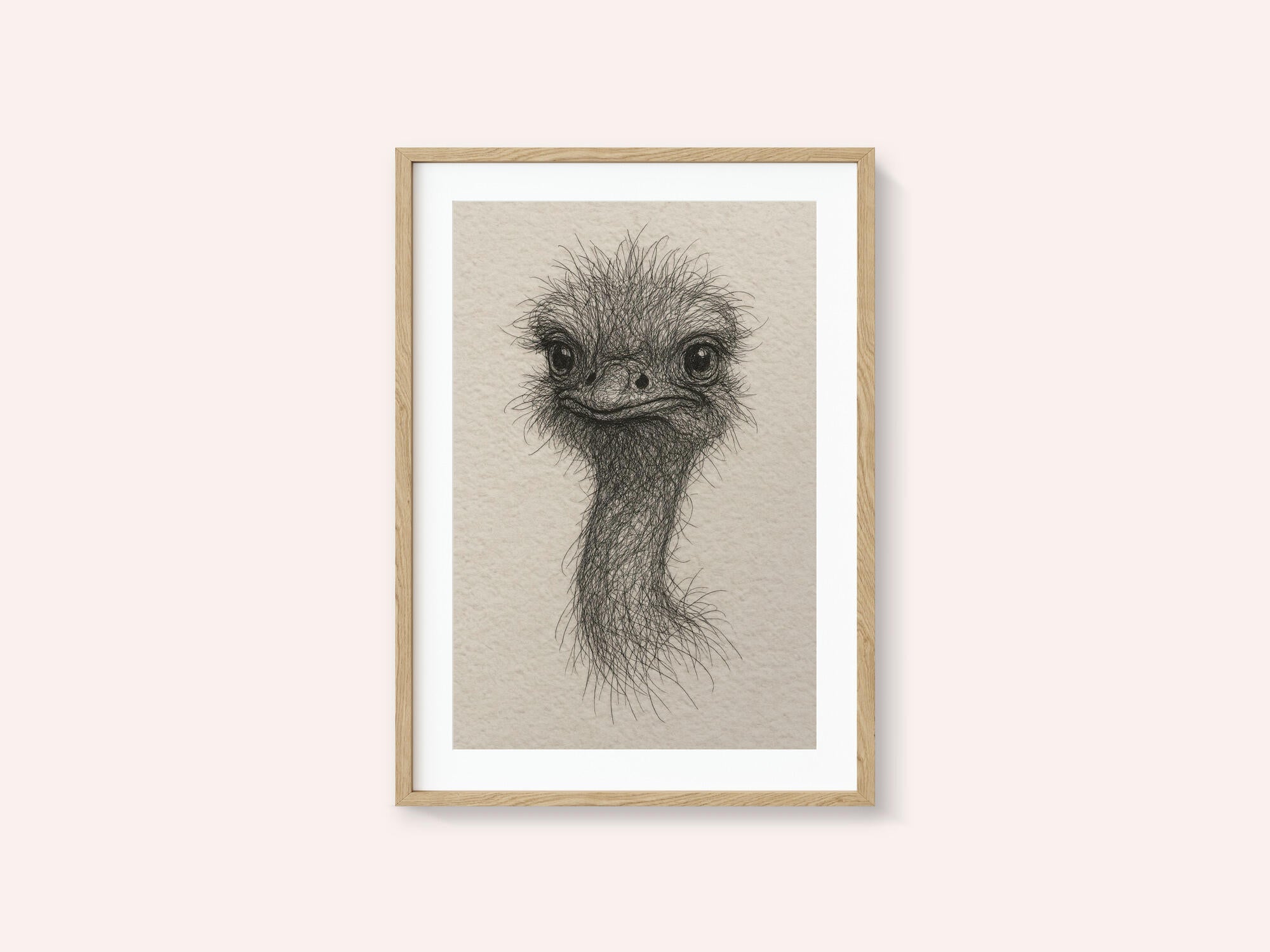 Friendly Emu Sketch