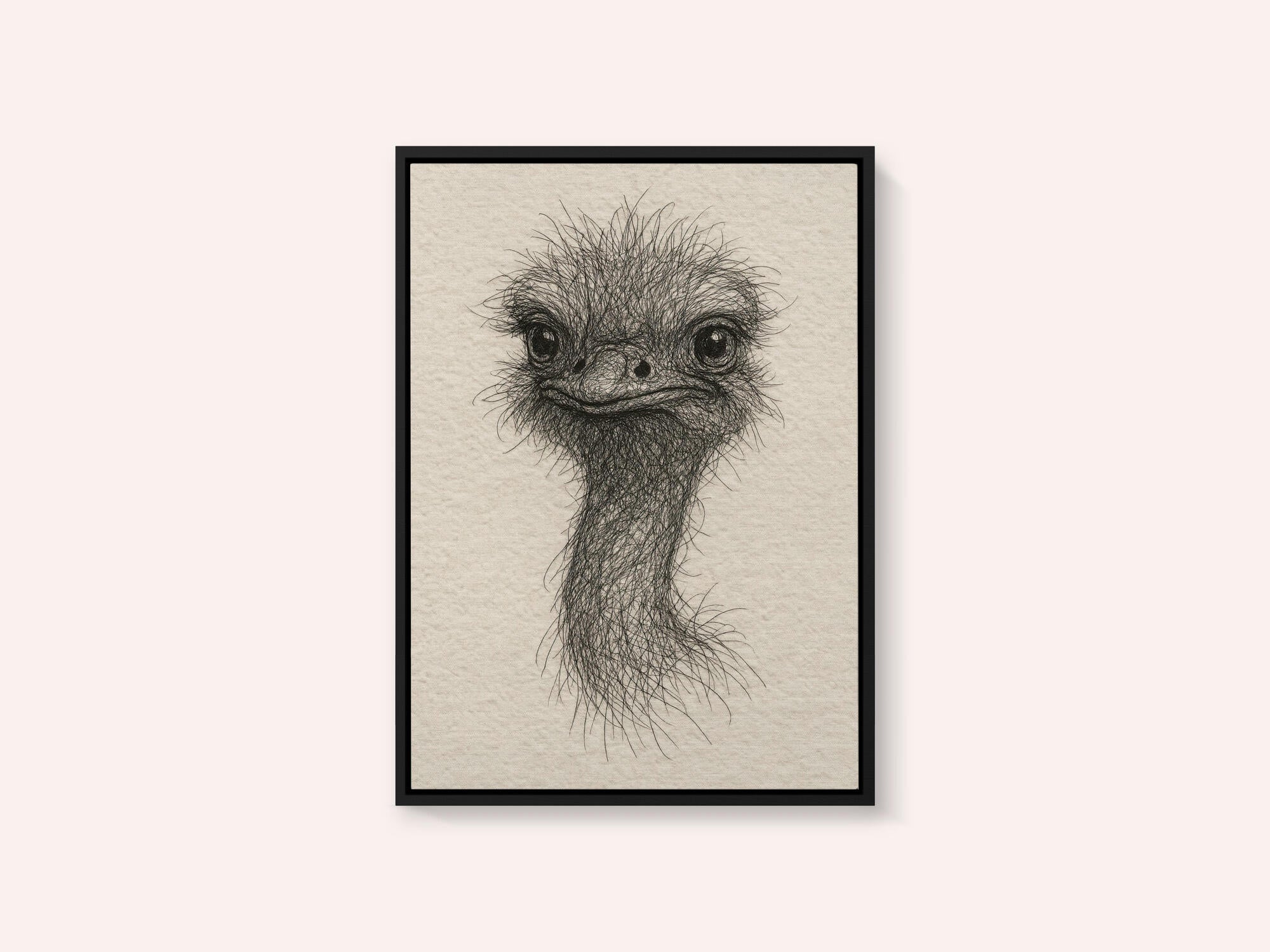 Friendly Emu Sketch