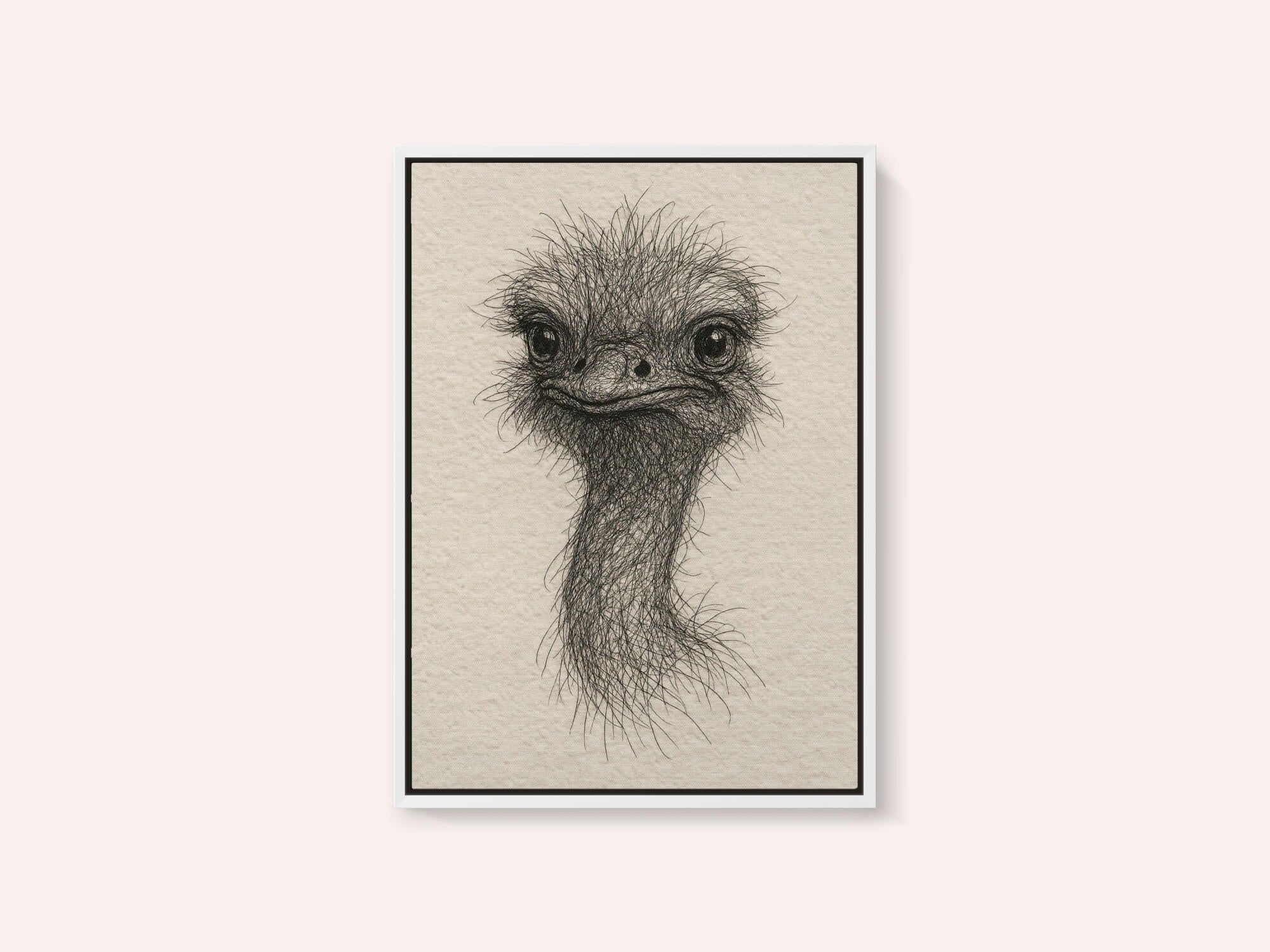 Friendly Emu Sketch