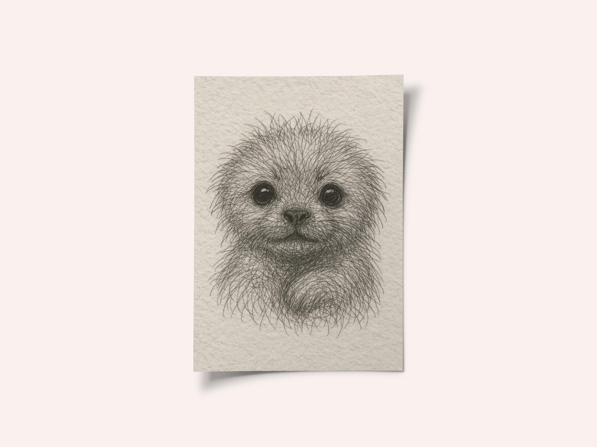 Fluffy Puppy Portrait