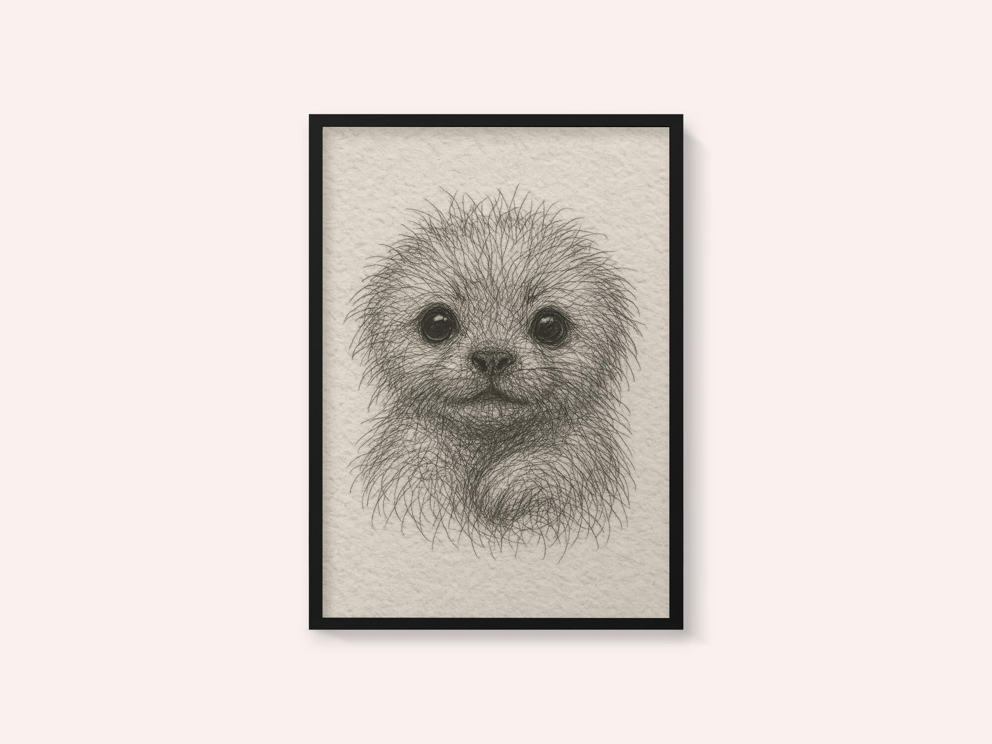 Fluffy Puppy Portrait