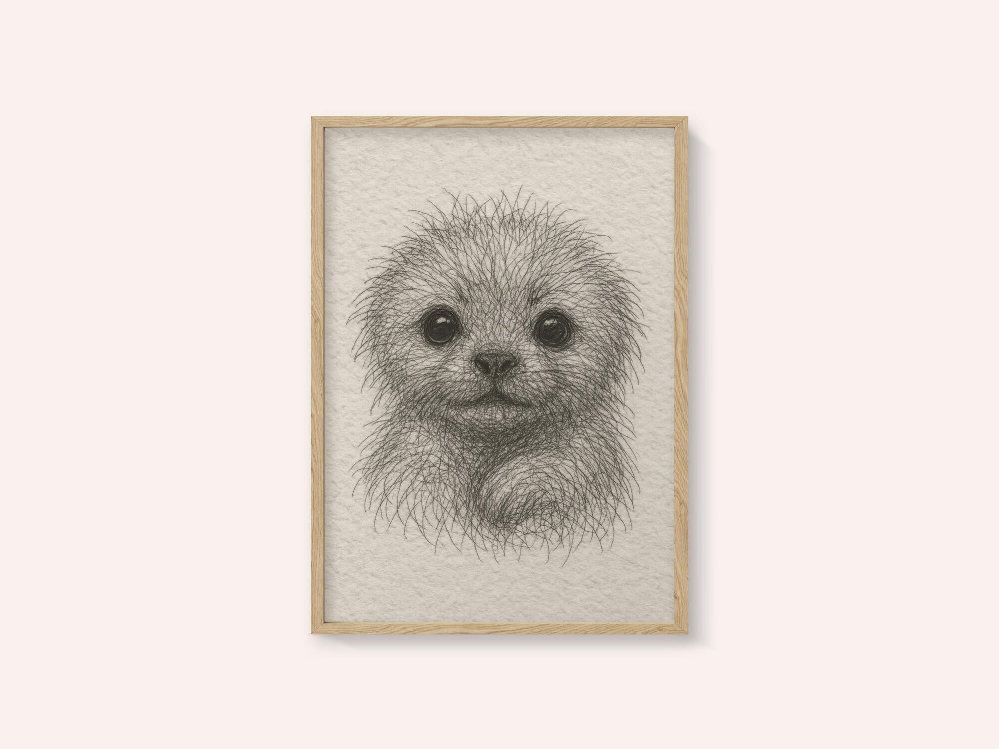 Fluffy Puppy Portrait