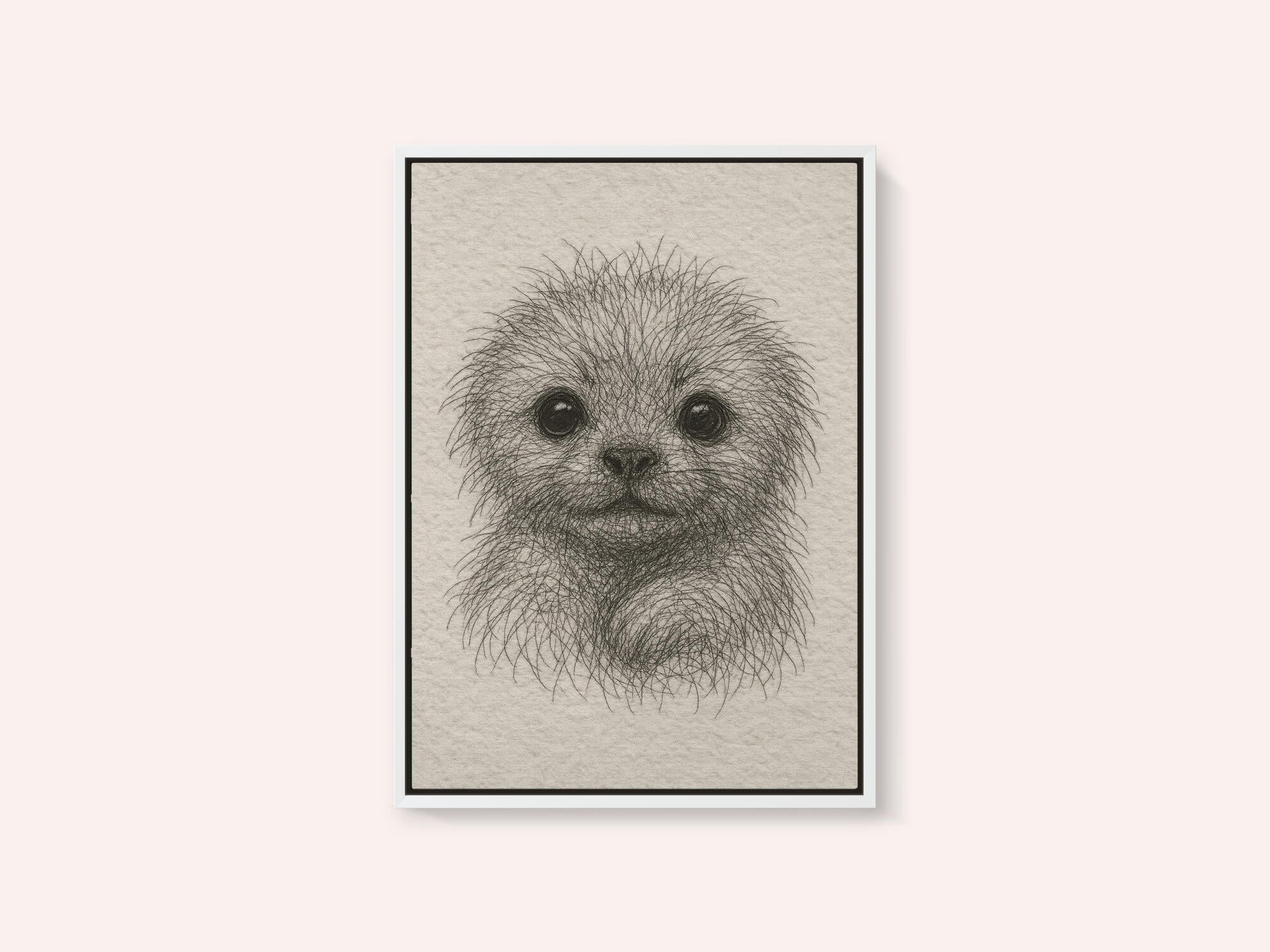 Fluffy Puppy Portrait