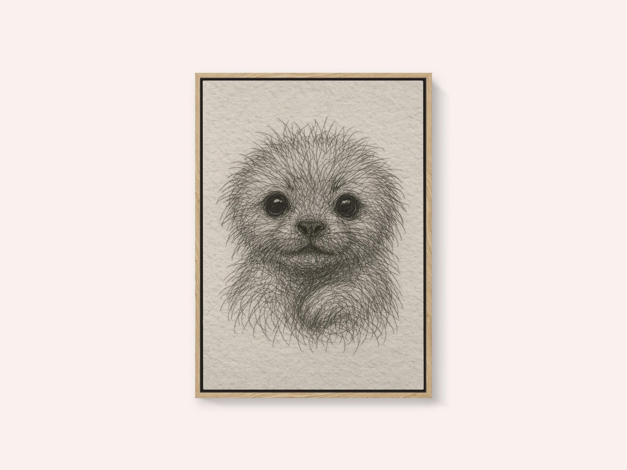 Fluffy Puppy Portrait