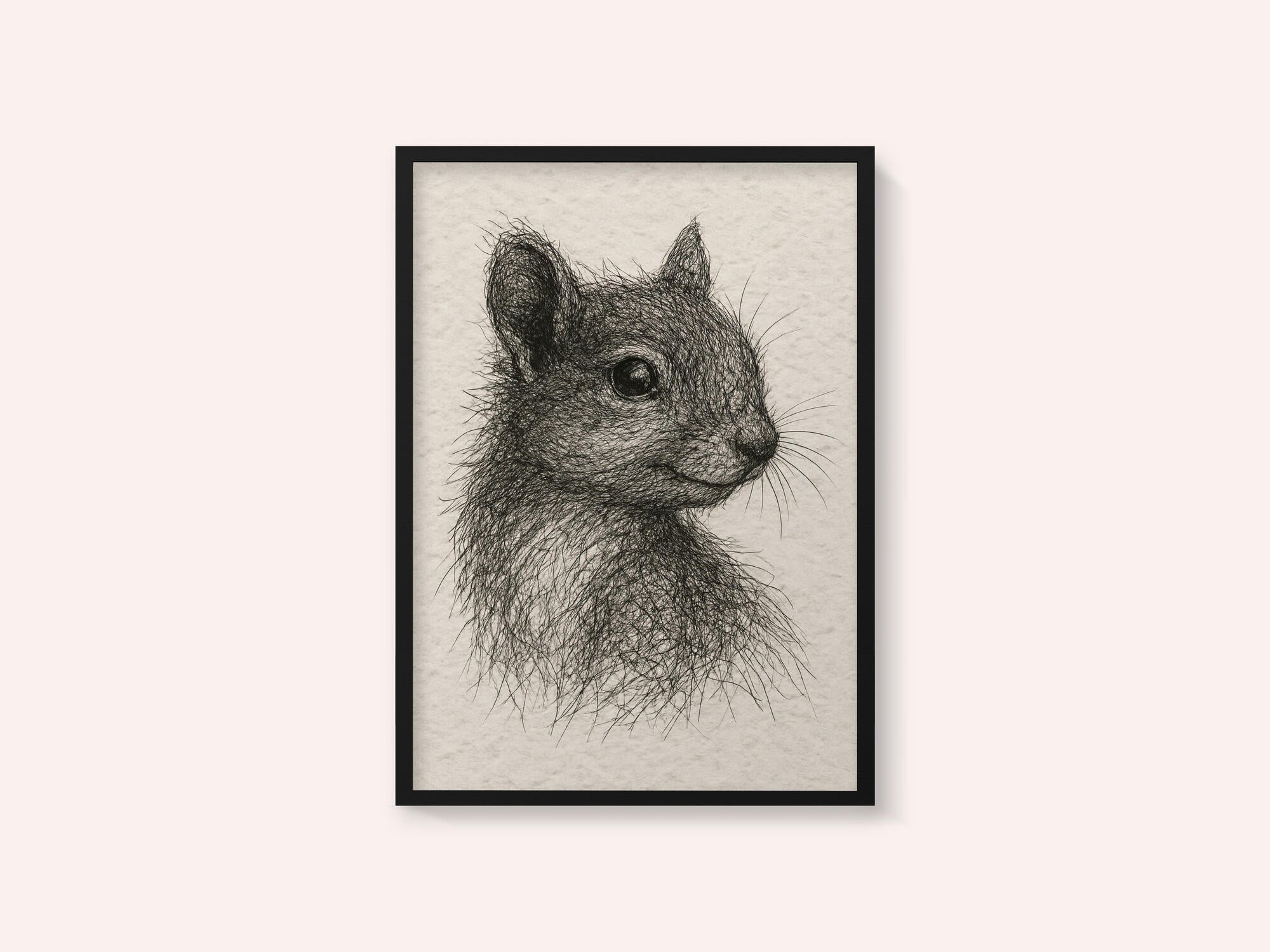 Woodland Squirrel Portrait