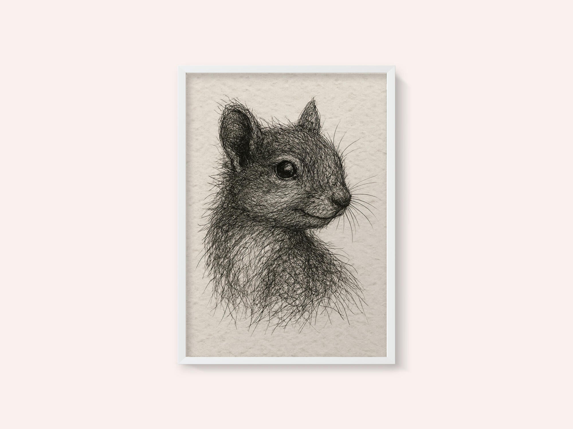Woodland Squirrel Portrait