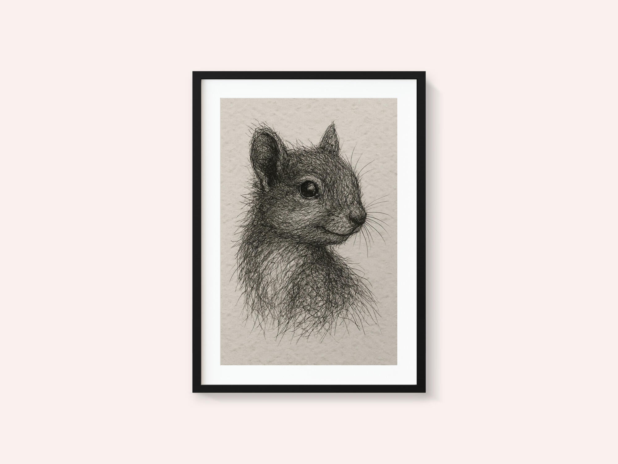 Woodland Squirrel Portrait