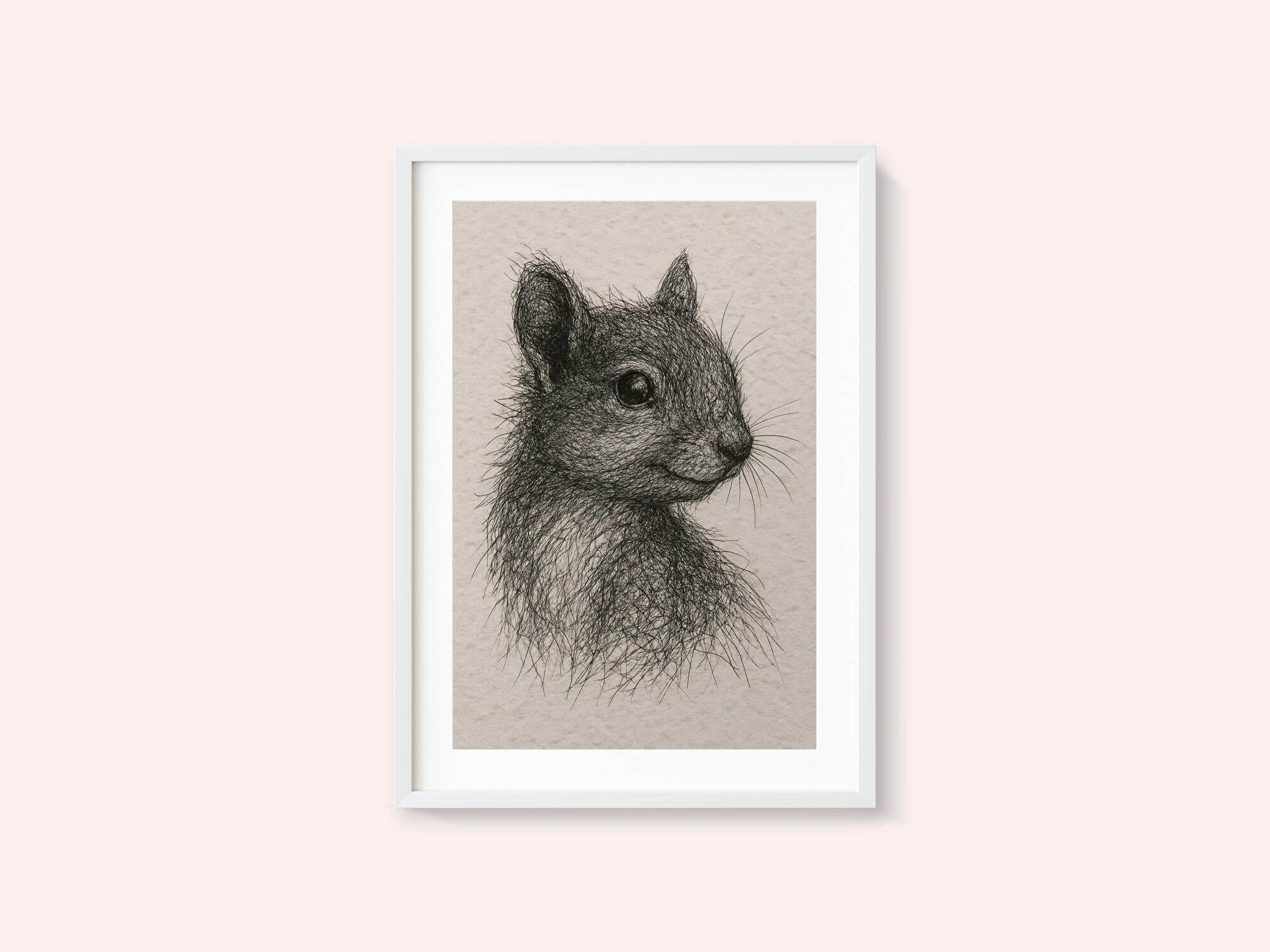 Woodland Squirrel Portrait
