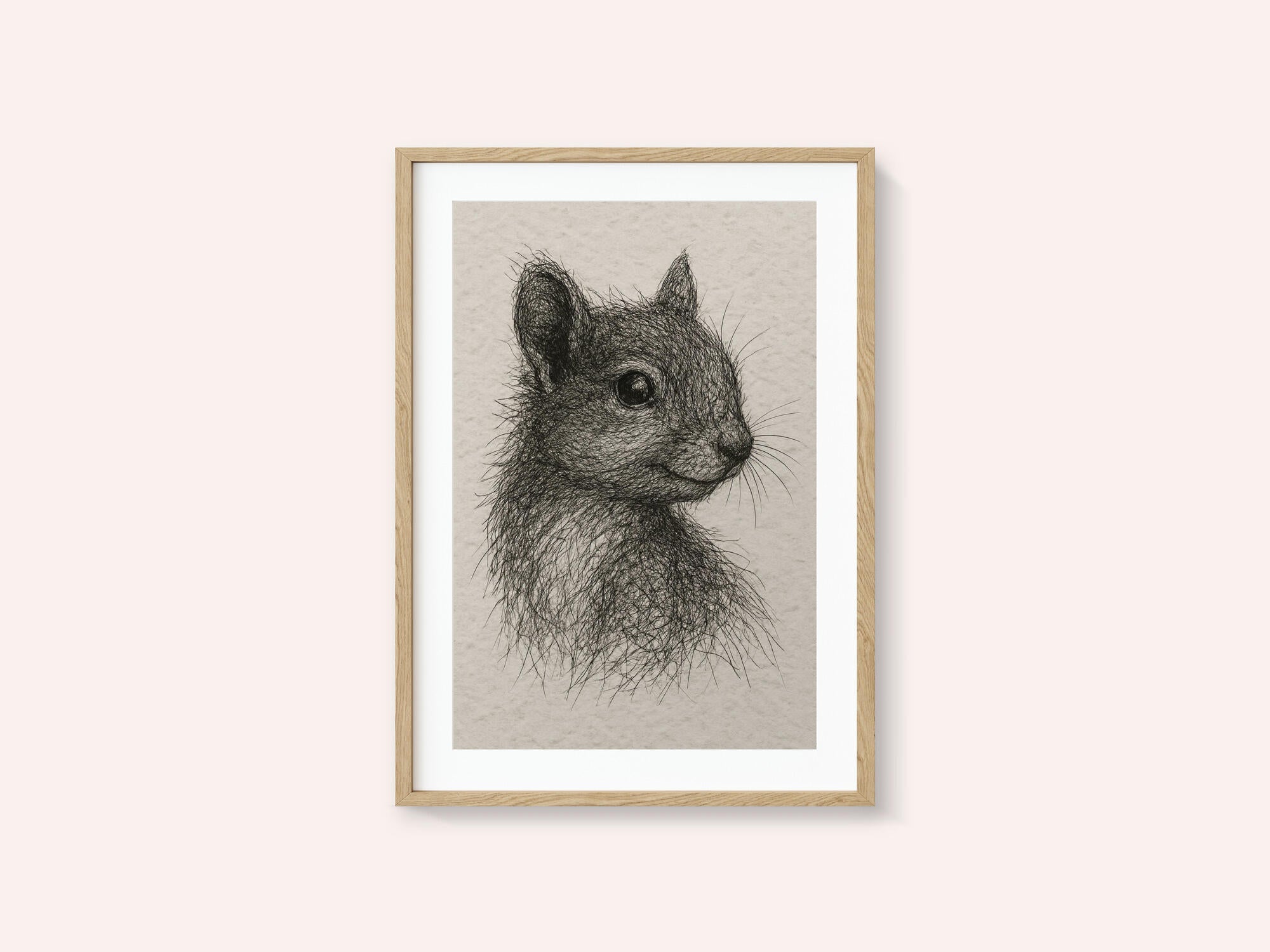 Woodland Squirrel Portrait