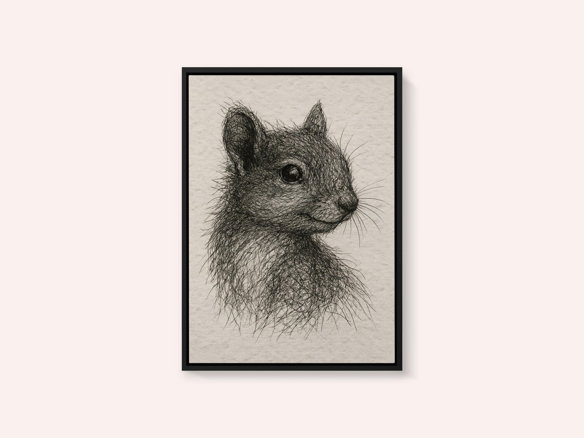 Woodland Squirrel Portrait