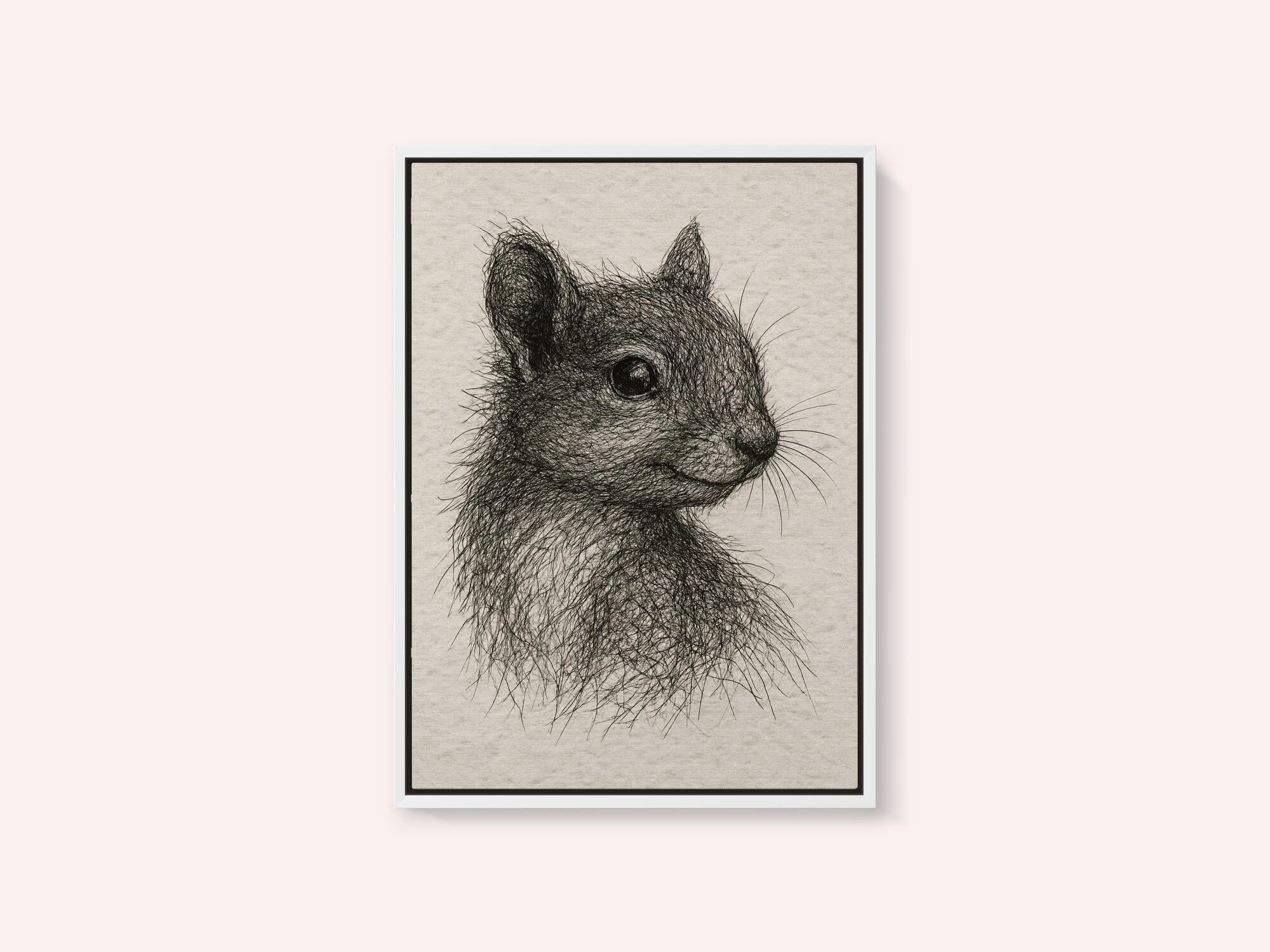 Woodland Squirrel Portrait