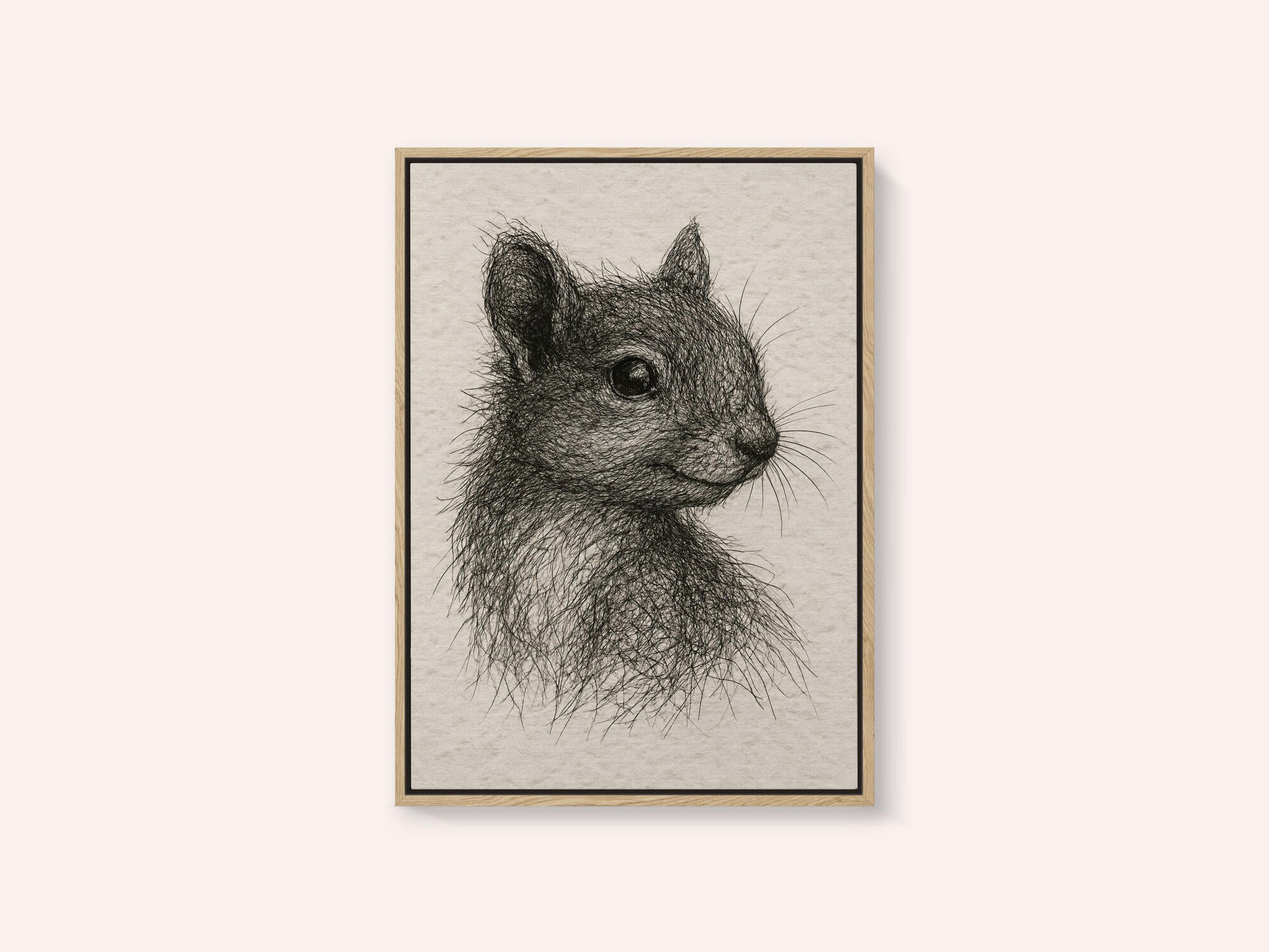 Woodland Squirrel Portrait