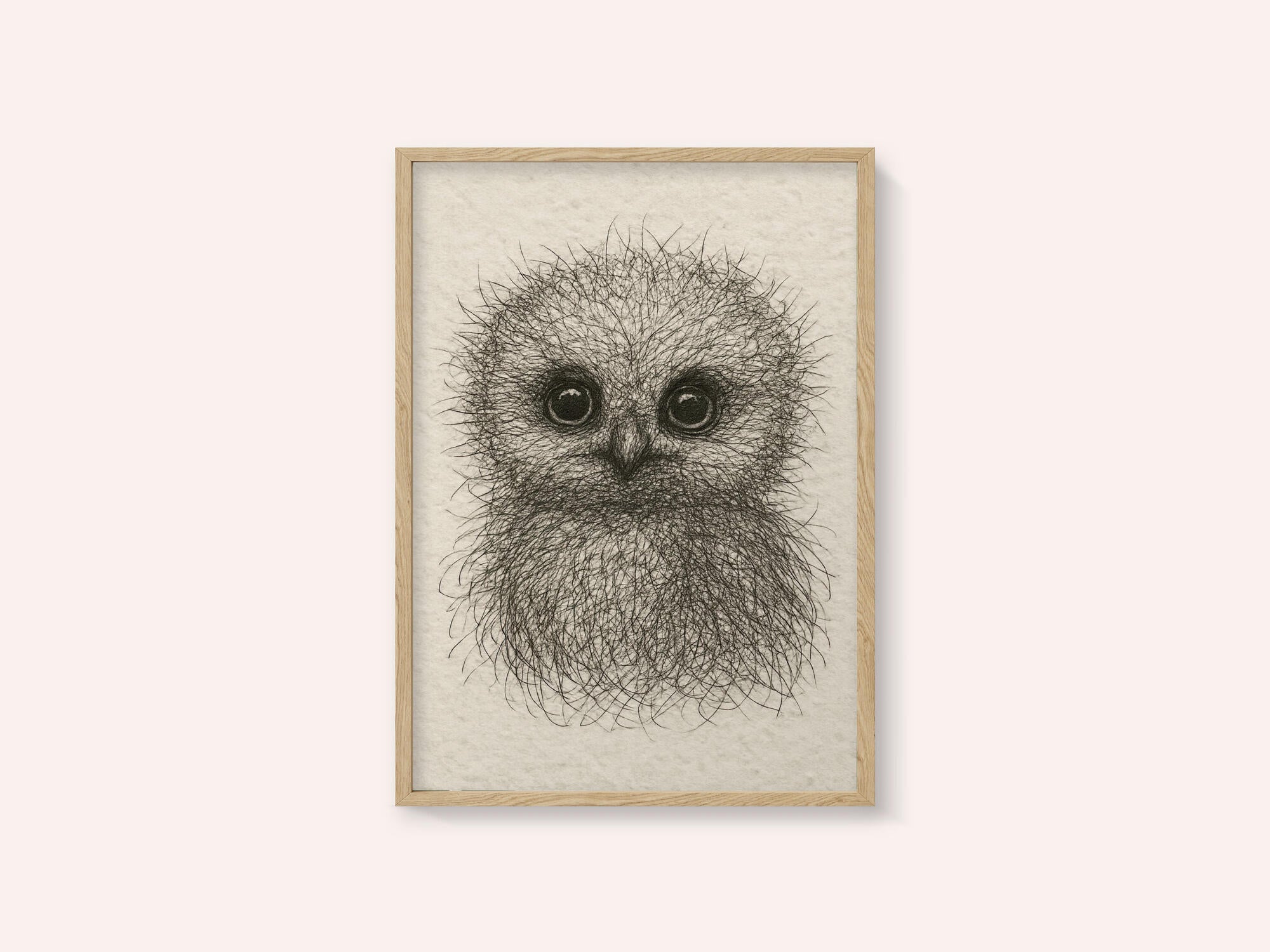 Cute Fluffy Baby Owl