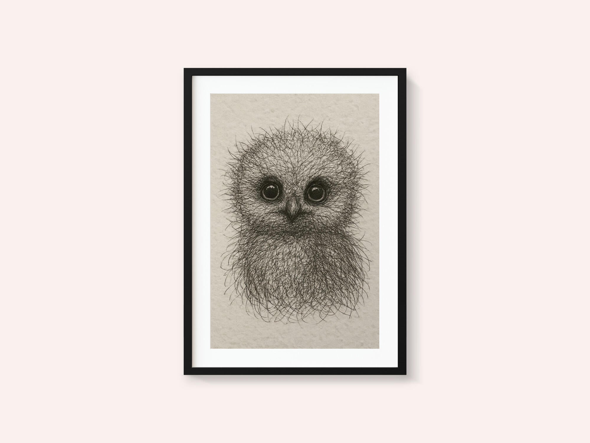 Cute Fluffy Baby Owl