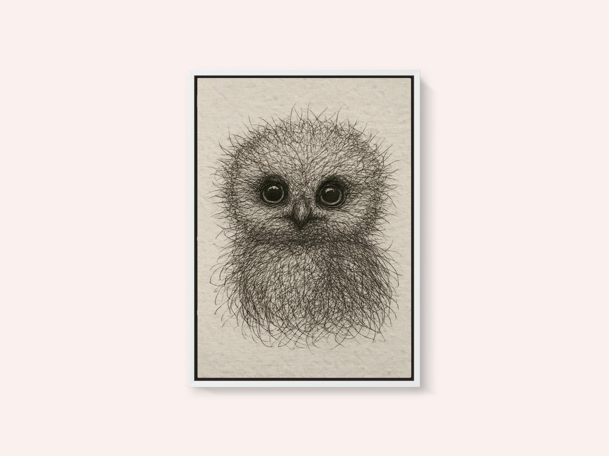 Cute Fluffy Baby Owl