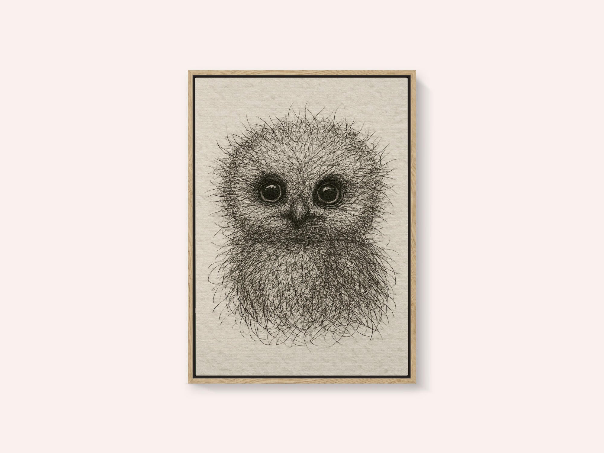 Cute Fluffy Baby Owl