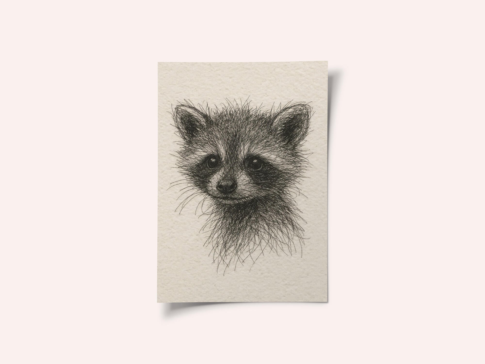 Curious Baby Raccoon