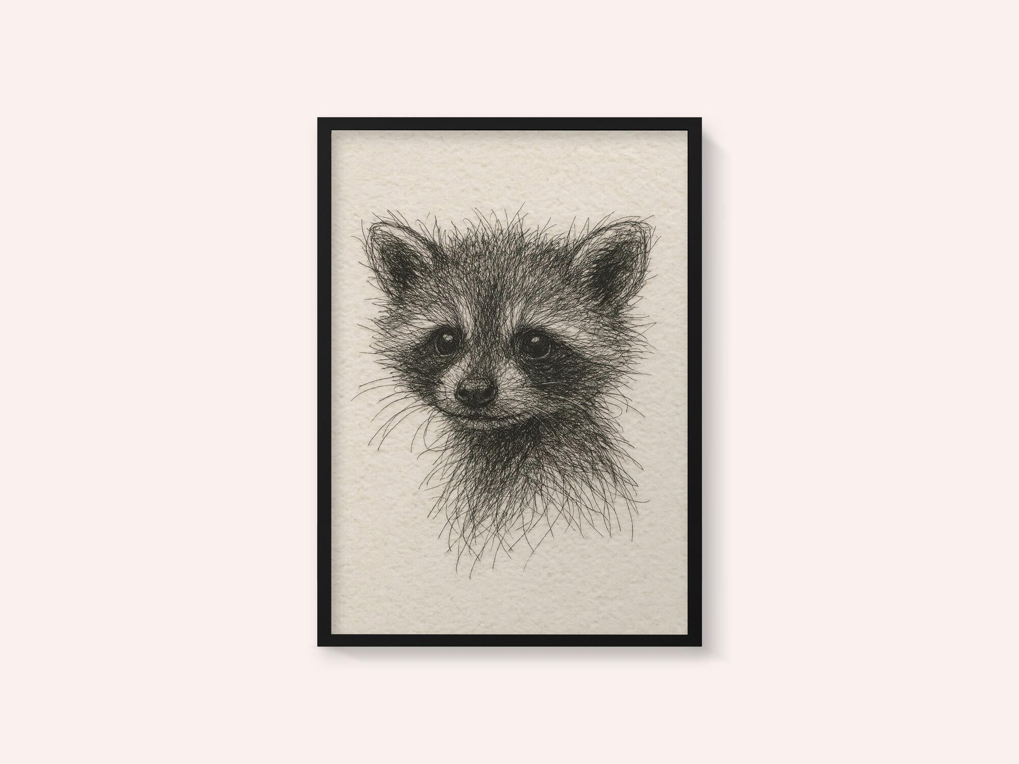 Curious Baby Raccoon