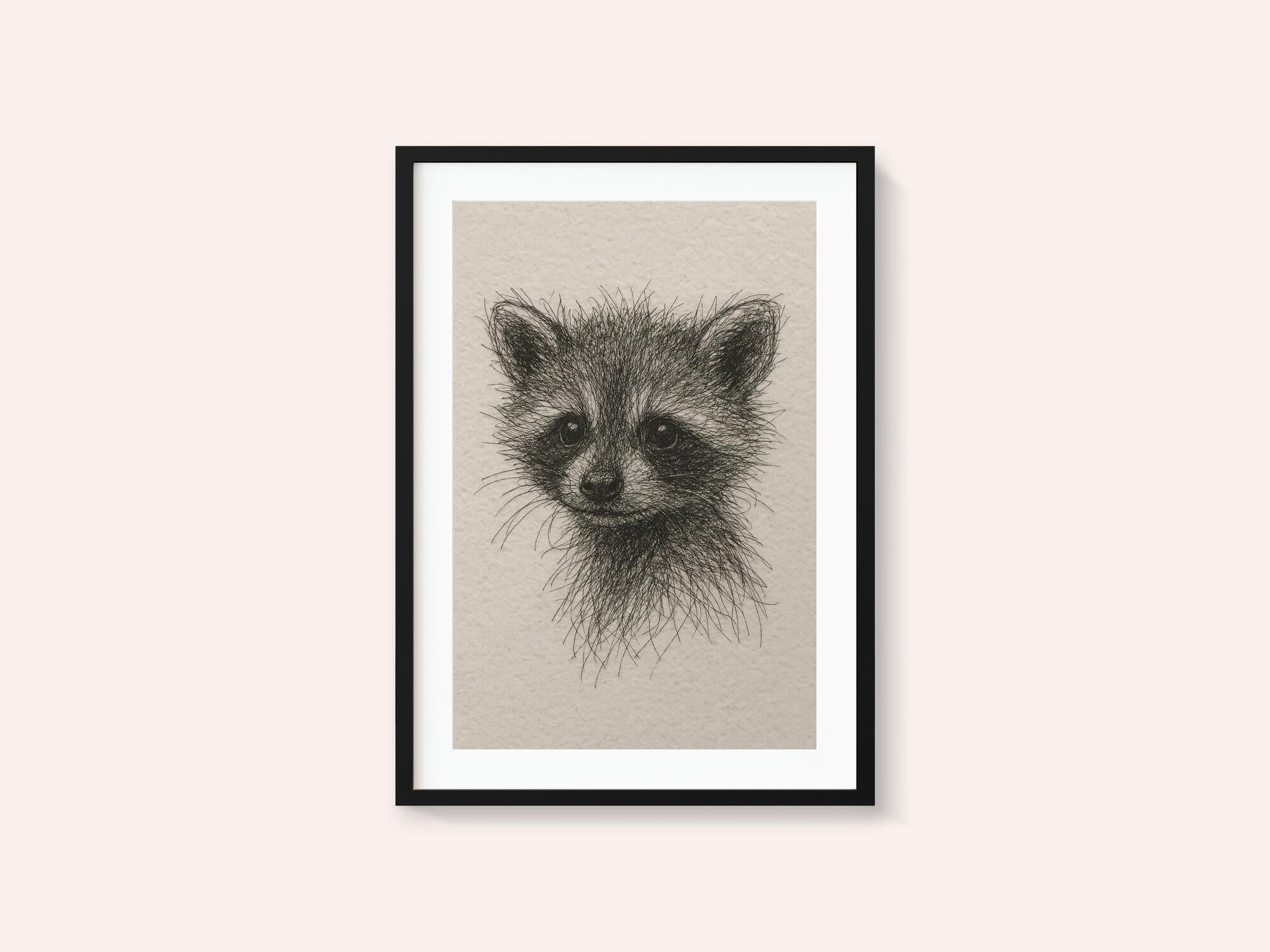 Curious Baby Raccoon