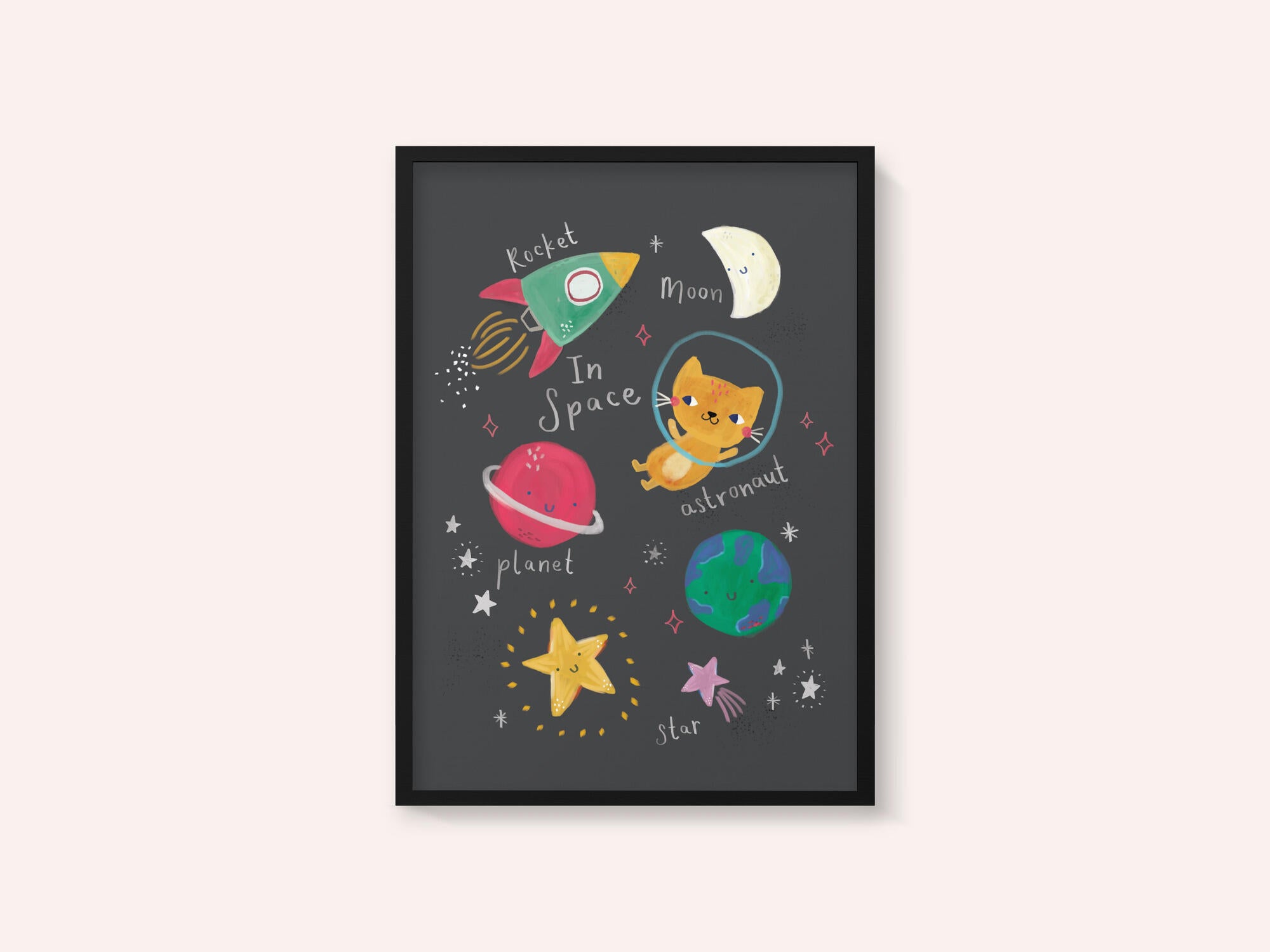 Rocket Cat In Space